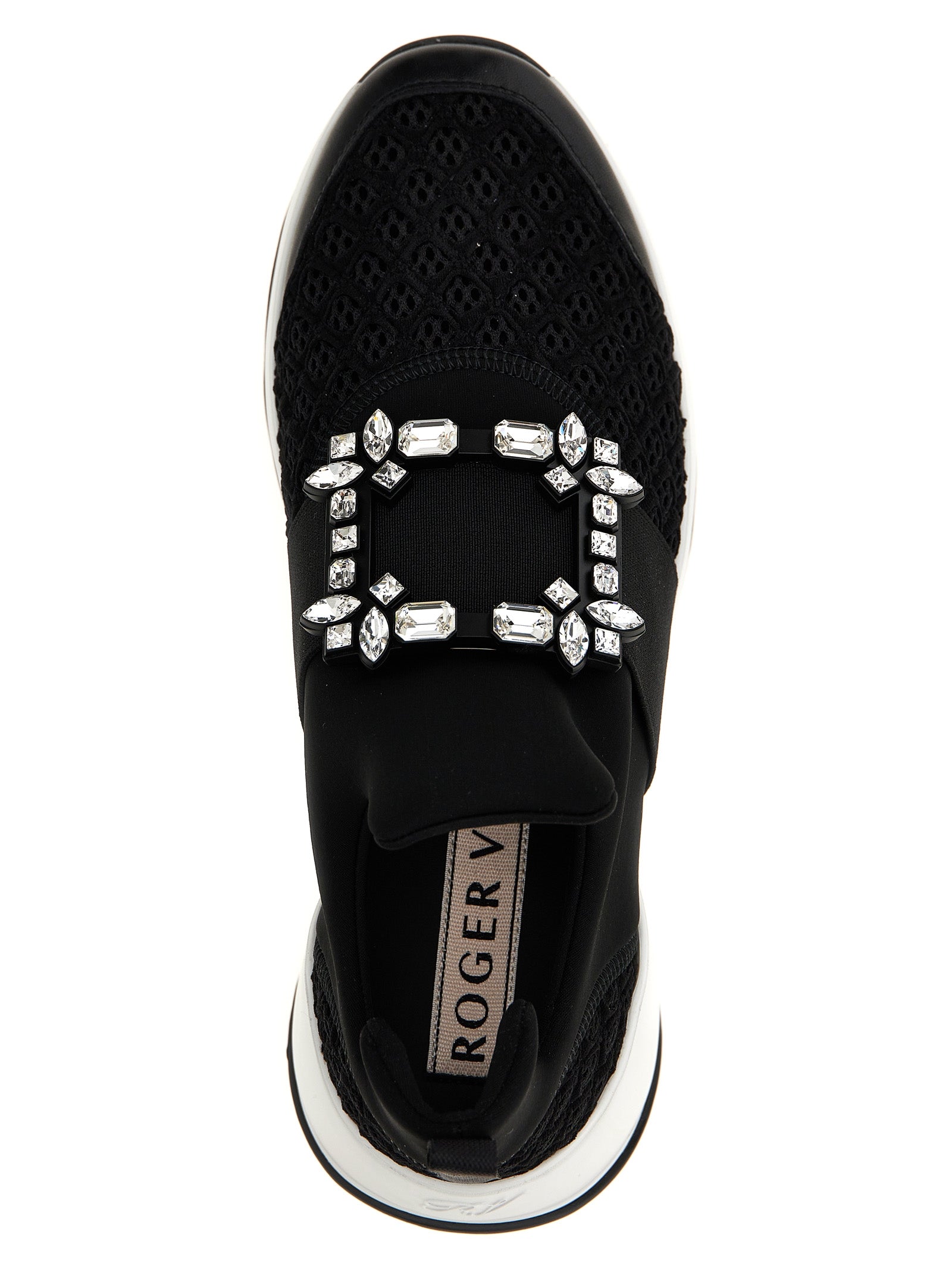 Roger Vivier Black Polyester Athletic Women's Sneakers