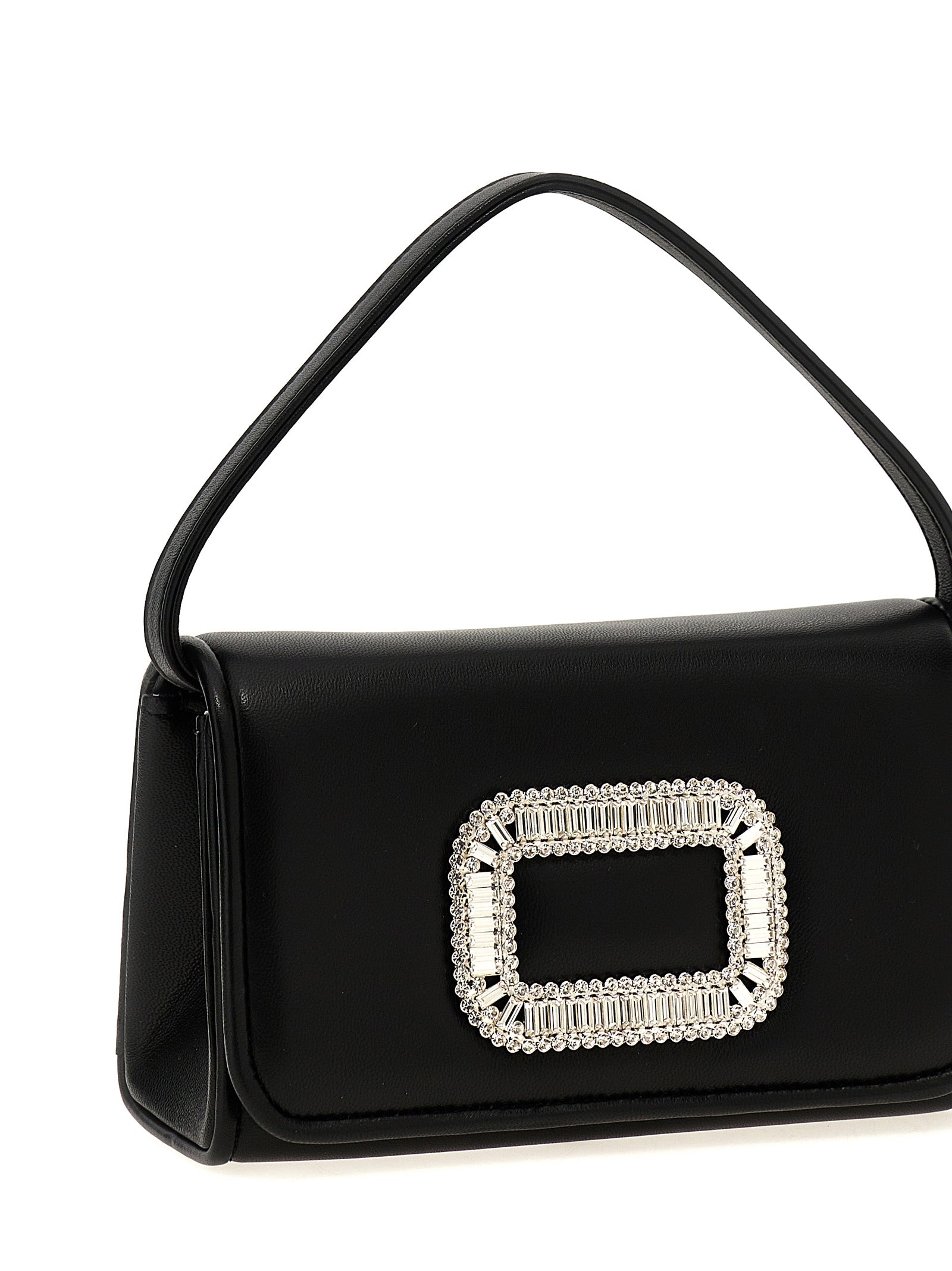Roger Vivier Black Lamb Leather Women's Handbag