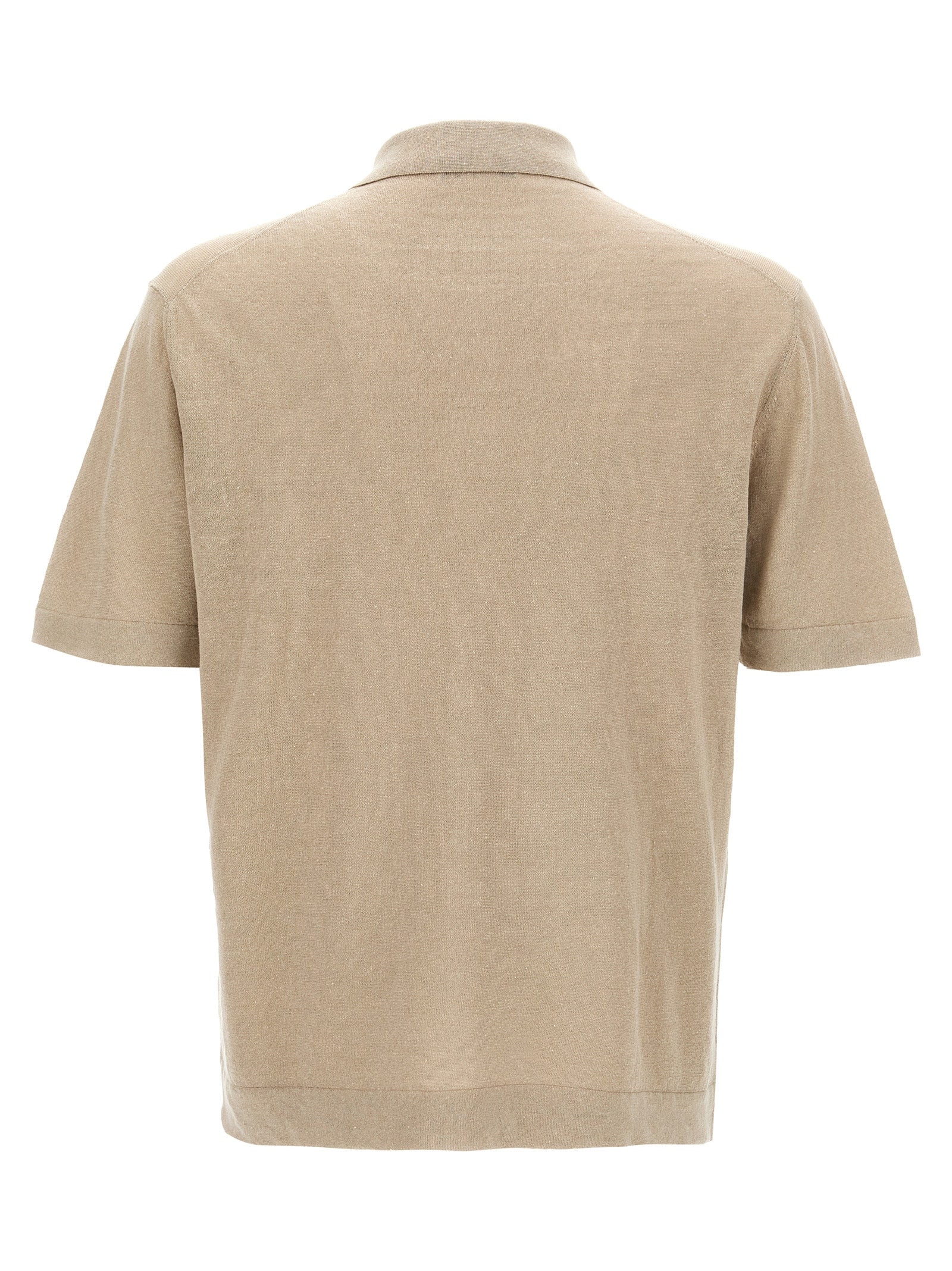 ZANONE Beige Linen Men's Blouse