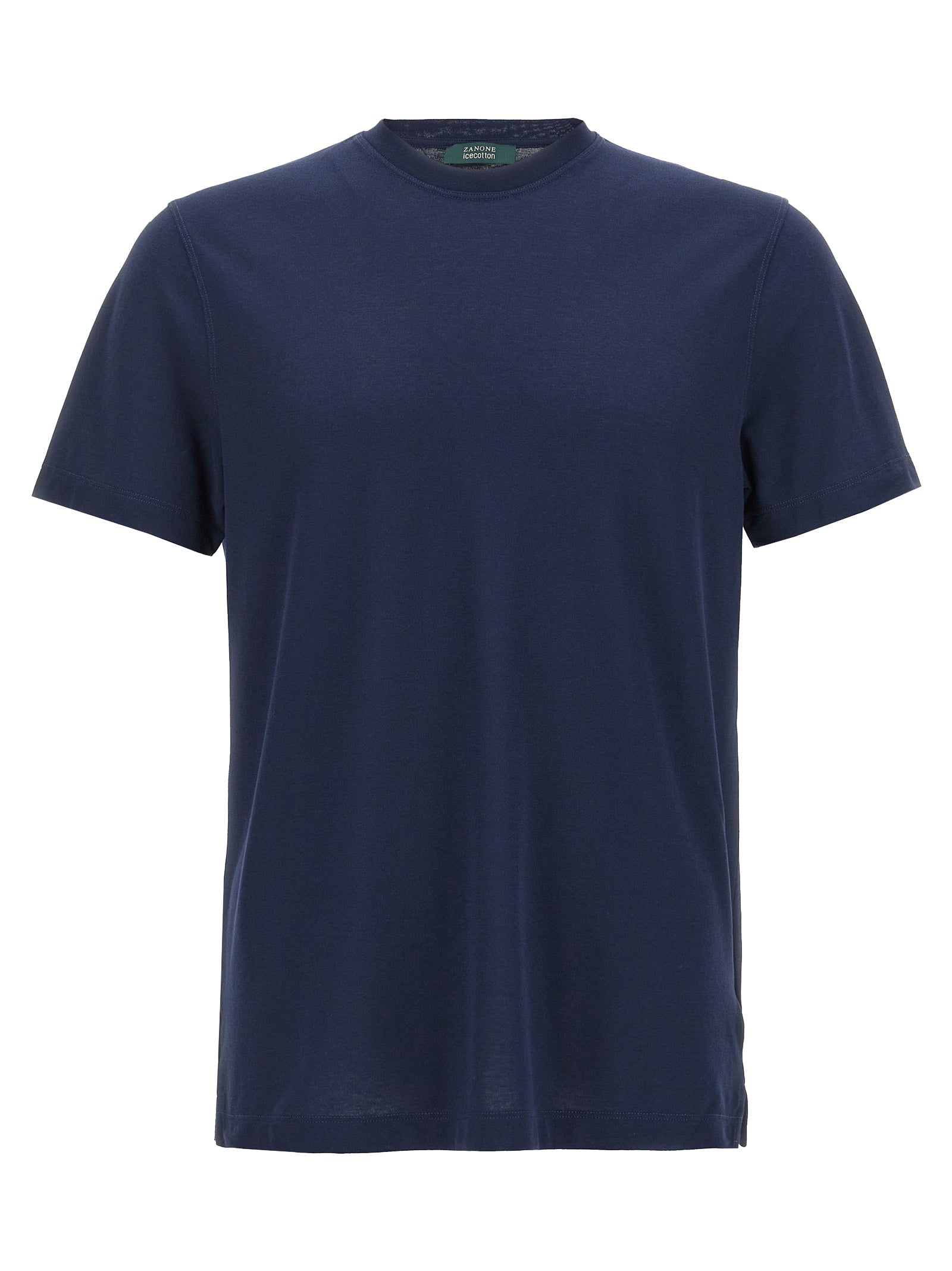 ZANONE Blue Cotton Men's T-Shirt