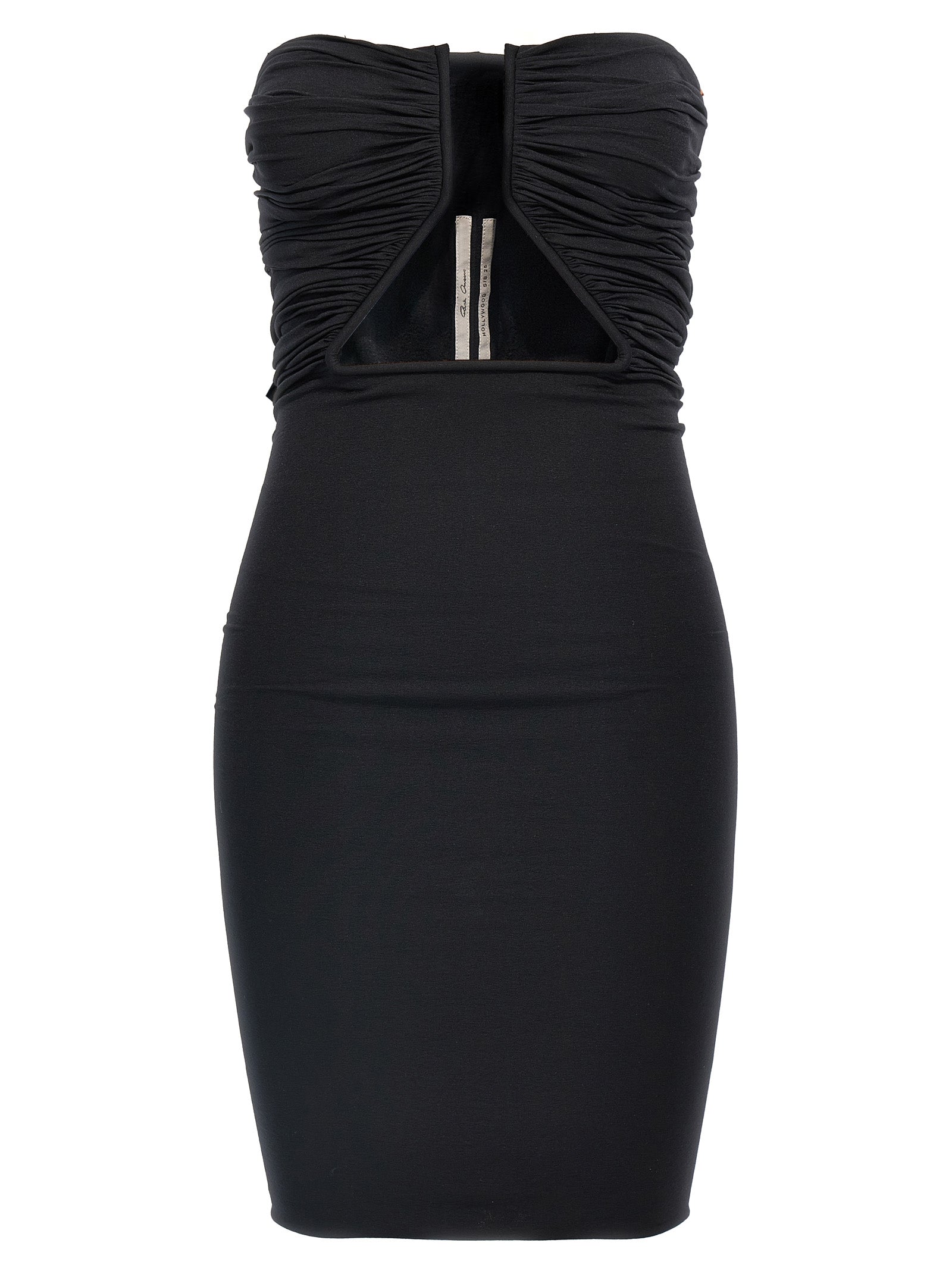 Rick Owens Black Nylon Short Women's Dress
