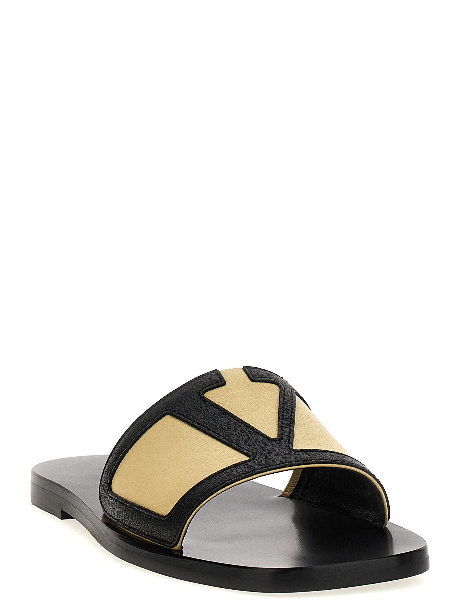 Valentino Garavani Multicolor Goatskin Men's Slides