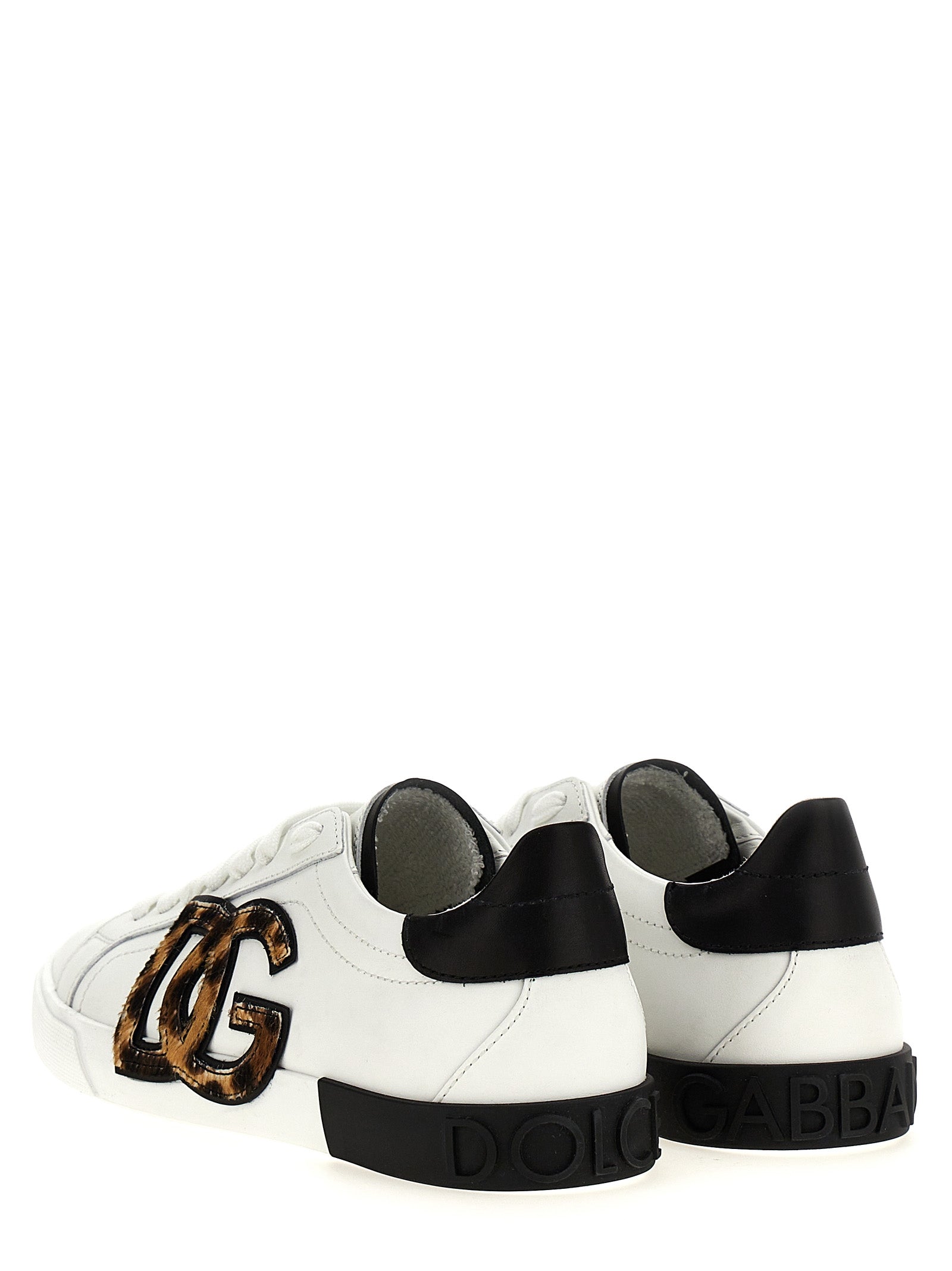Dolce & Gabbana Multicolor Calfskin Low Top Women's Sneakers