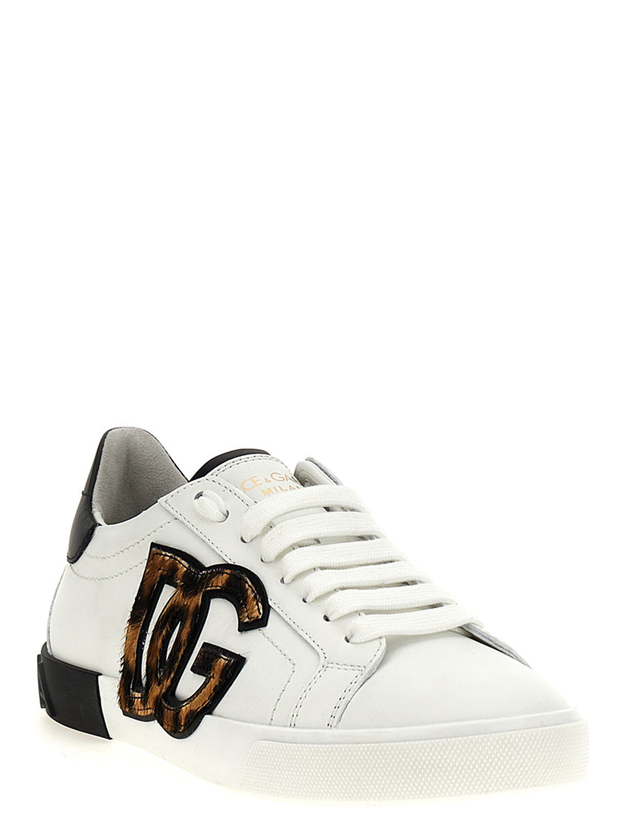 Dolce & Gabbana Multicolor Calfskin Low Top Women's Sneakers
