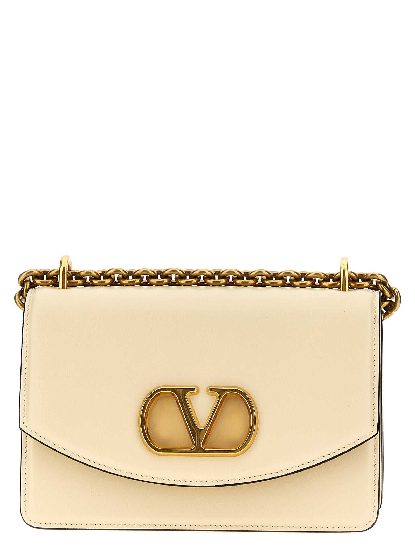 Valentino Garavani White Calfskin Shoulder Women's Bag