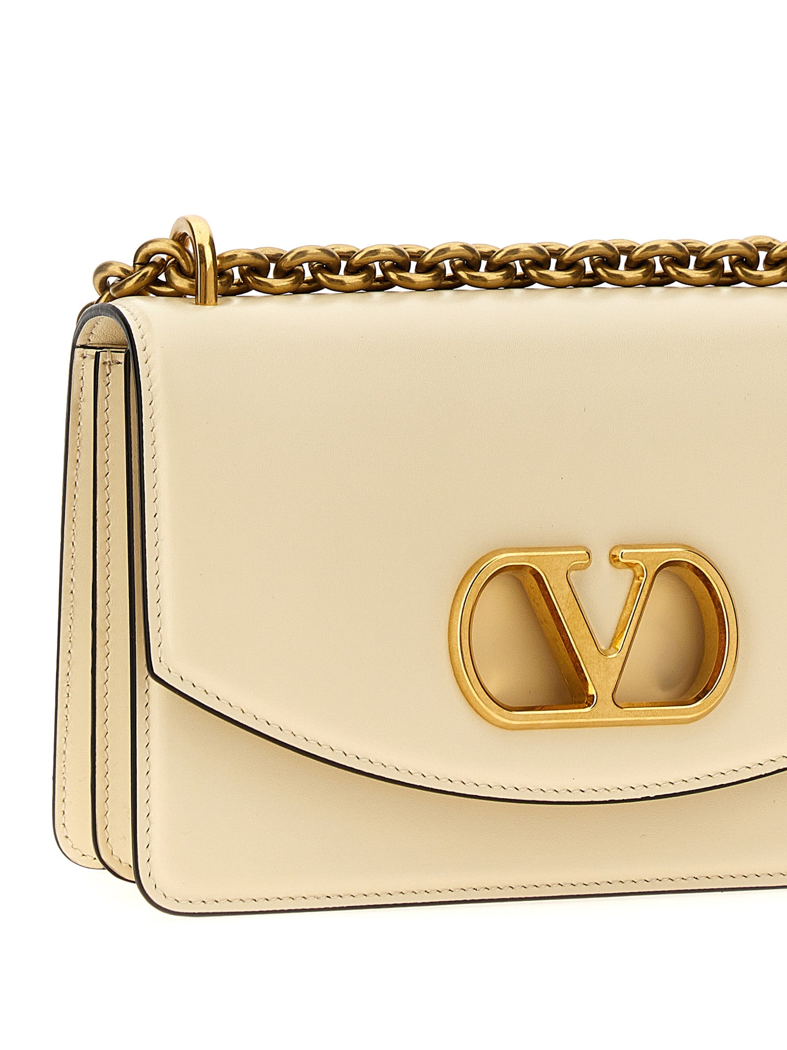 Valentino Garavani White Calfskin Shoulder Women's Bag