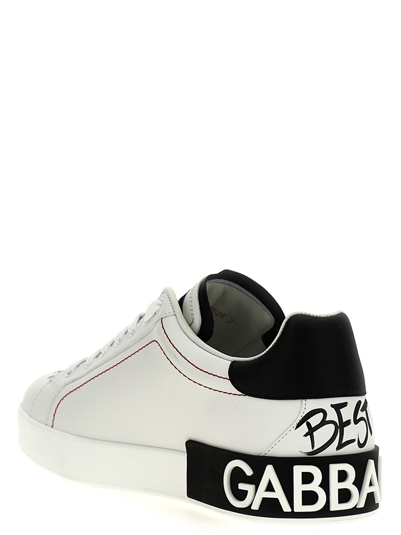 Dolce & Gabbana Bicolor Calfskin Men's Sneakers