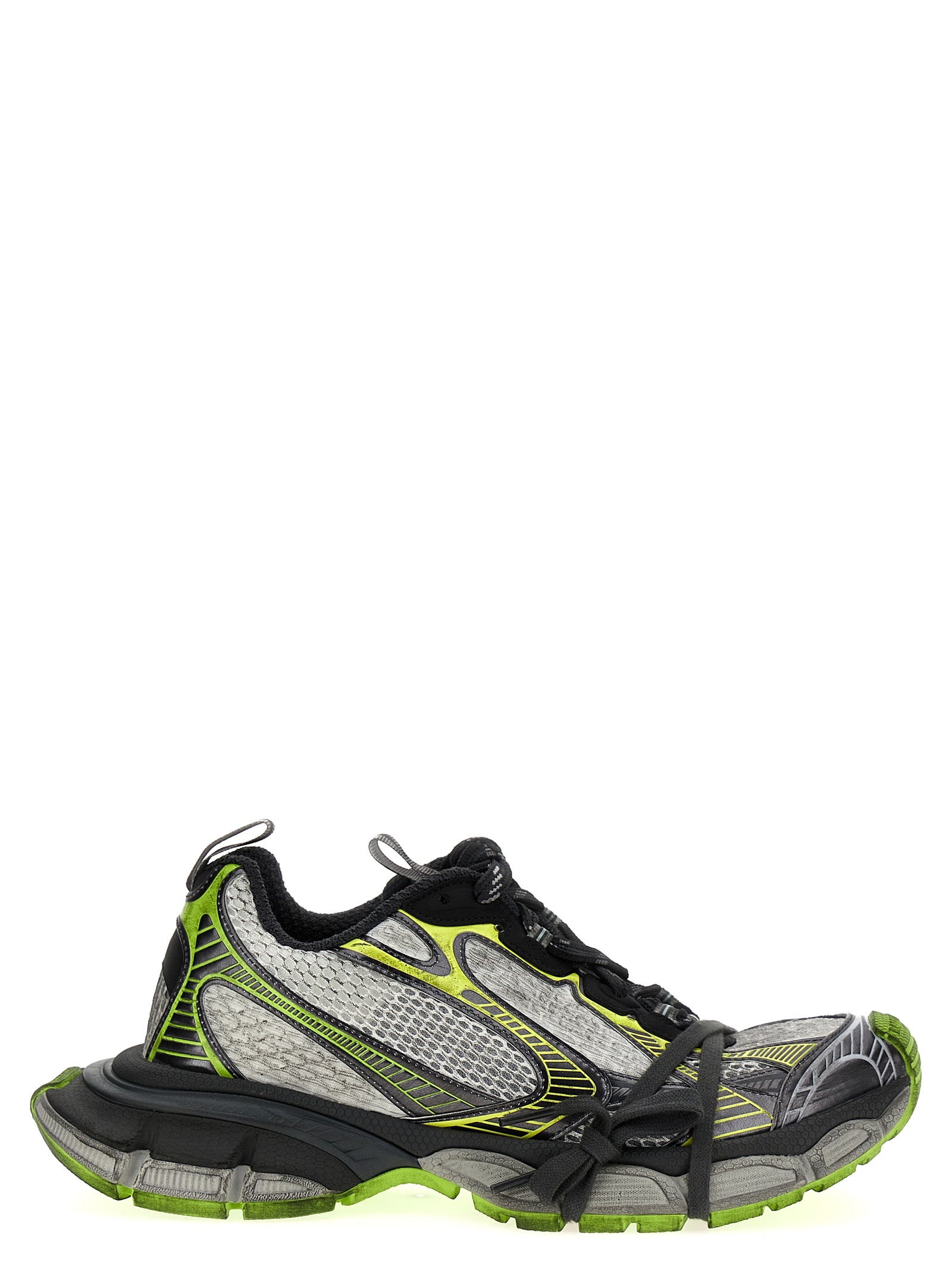 Balenciaga Gray Polyethylene Athletic Men's Sneakers