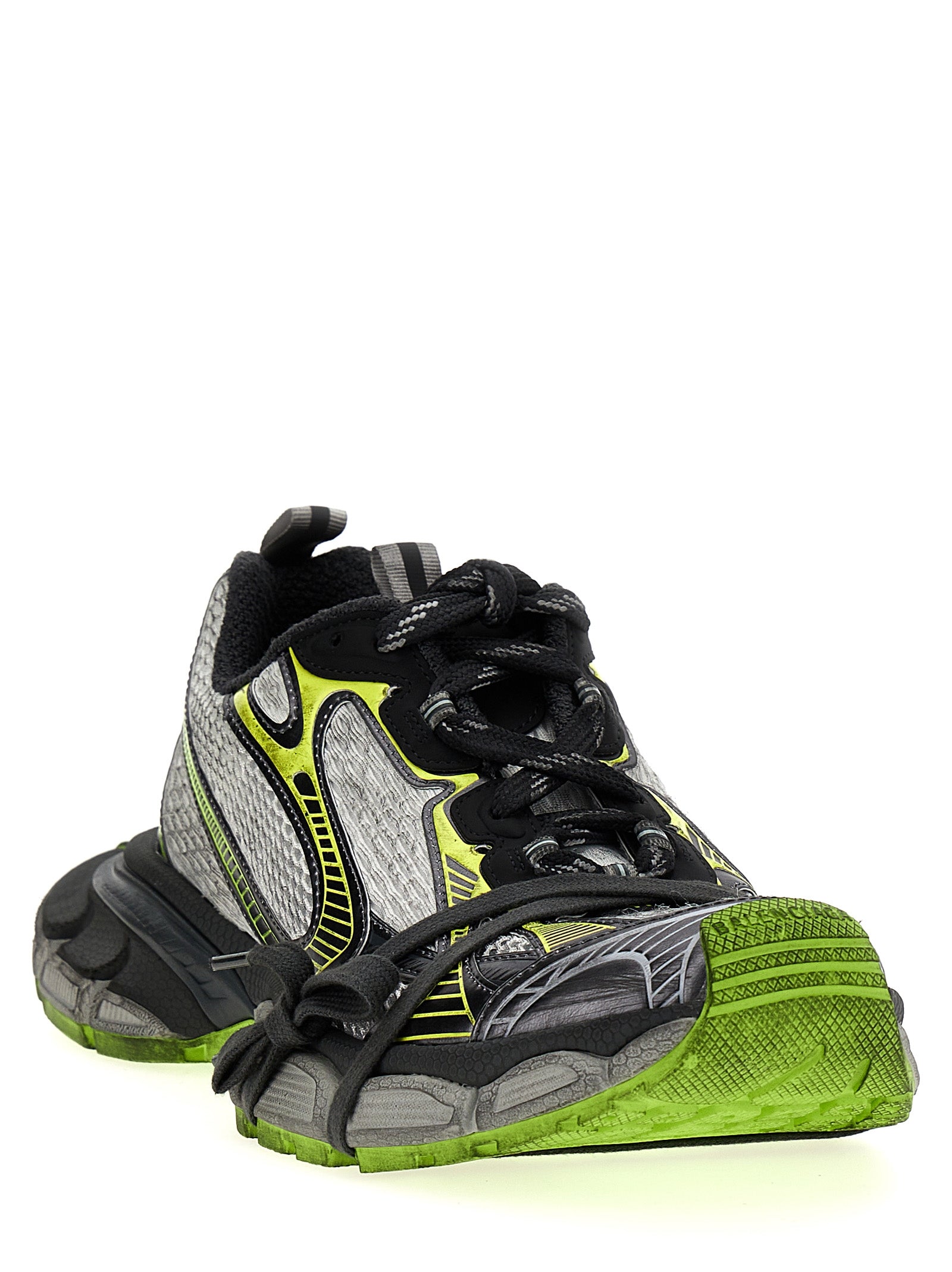 Balenciaga Gray Polyethylene Athletic Men's Sneakers