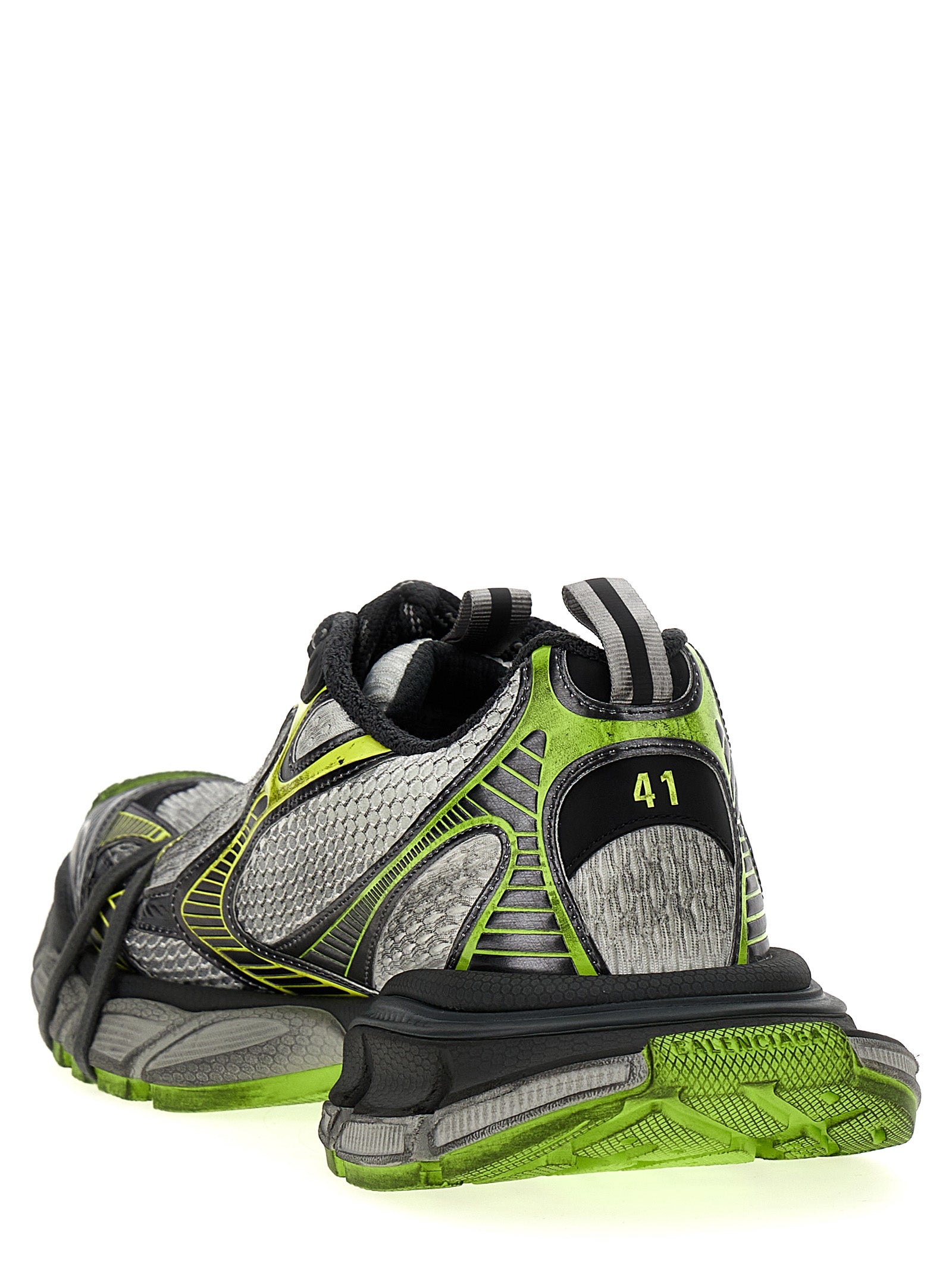 Balenciaga Gray Polyethylene Athletic Men's Sneakers