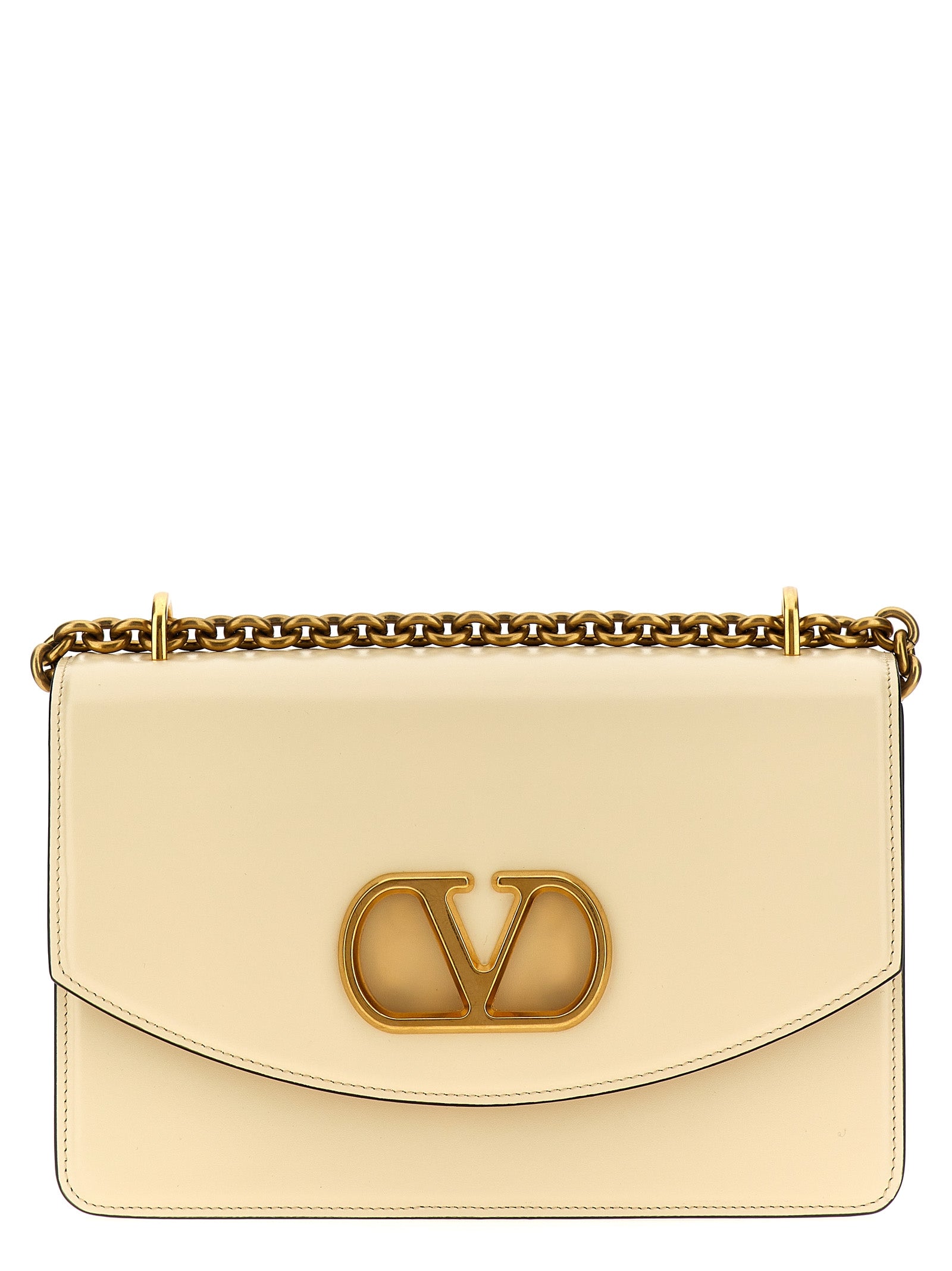 Valentino Garavani White Calfskin Shoulder Women's Bag