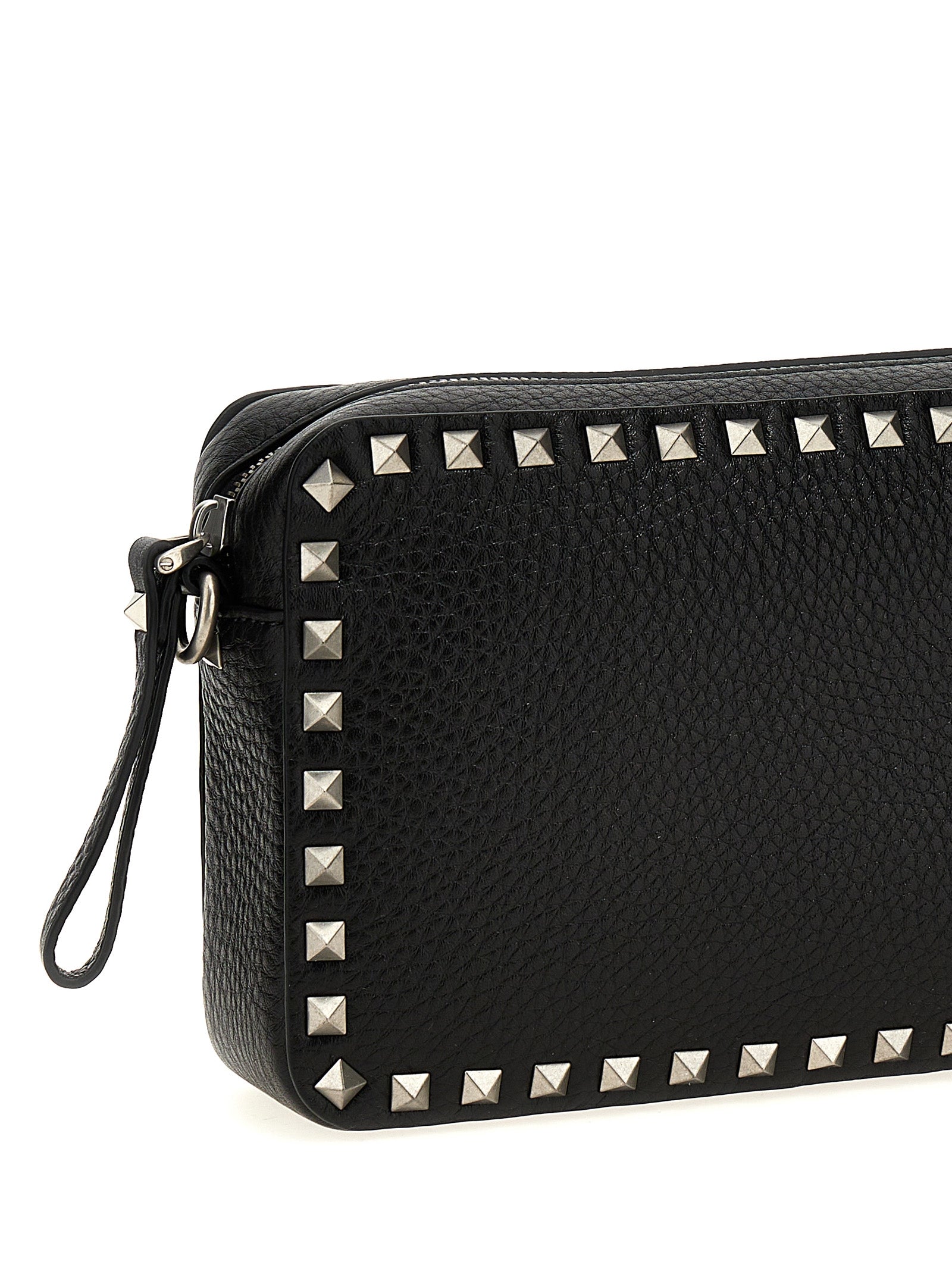 Valentino Garavani Black Calfskin Crossbody Men's Bag
