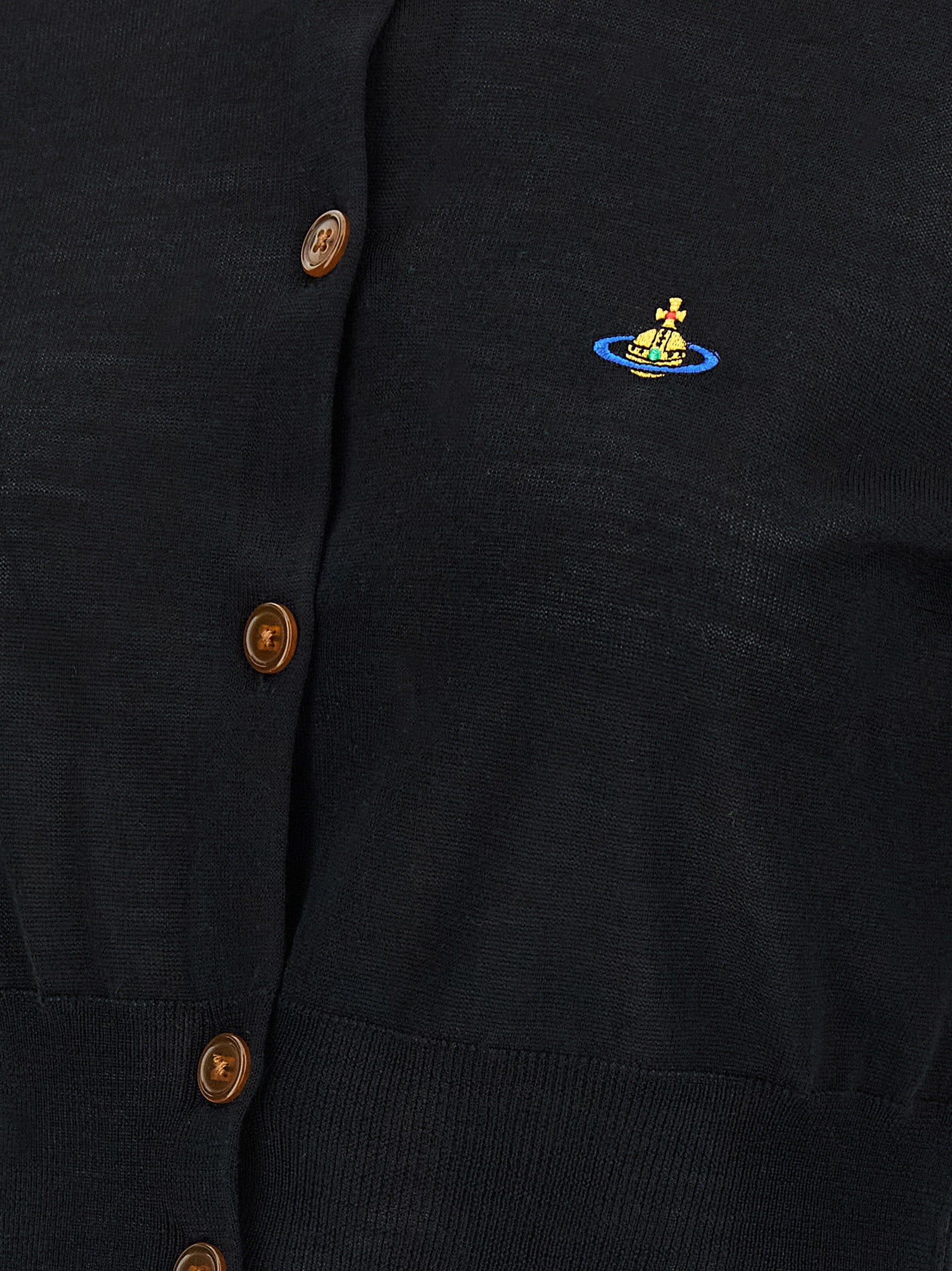Vivienne Westwood Black Wool Women's Cardigan