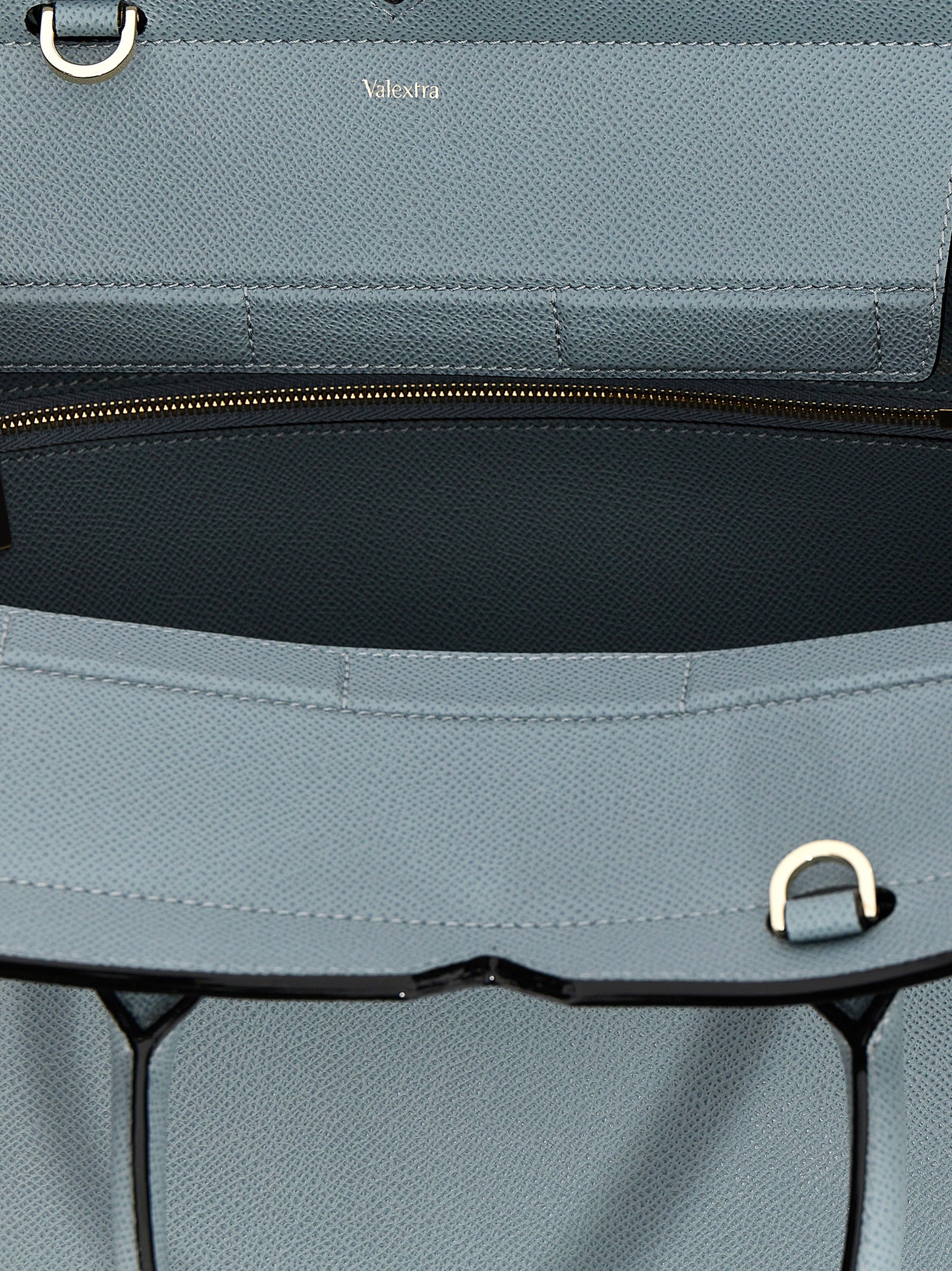 Valextra Gray Calfskin Women's Handbag