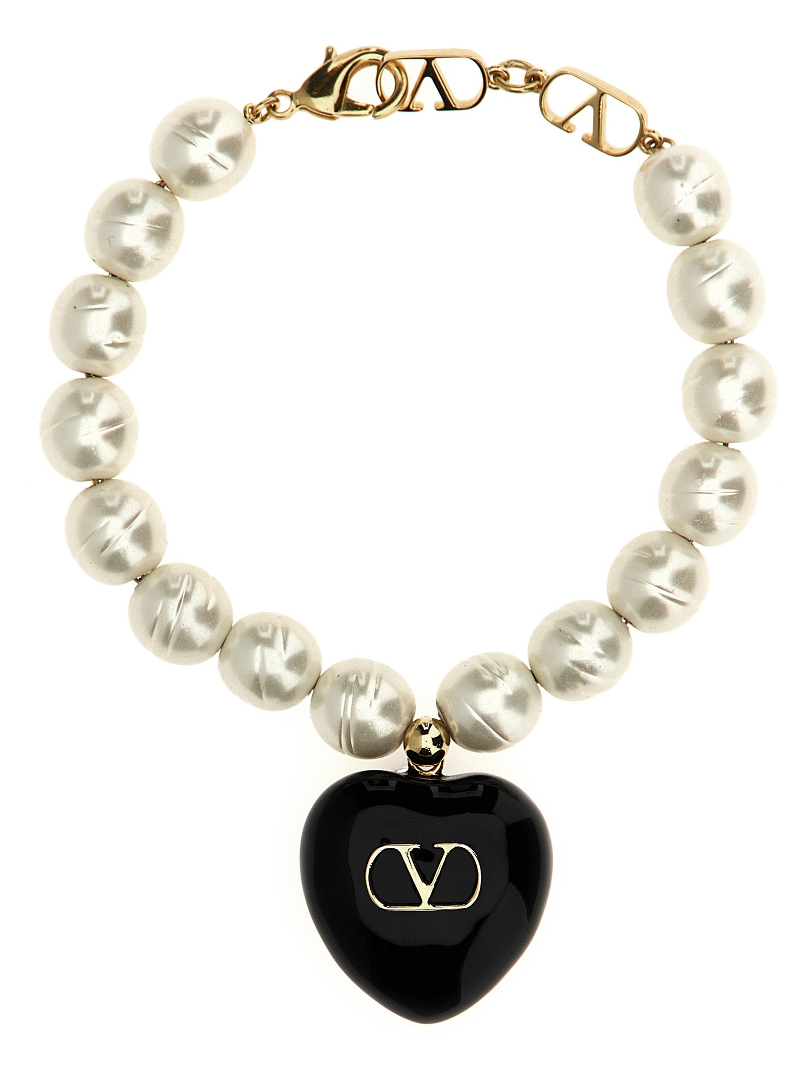 Valentino Garavani Black Brass Women's Bracelet