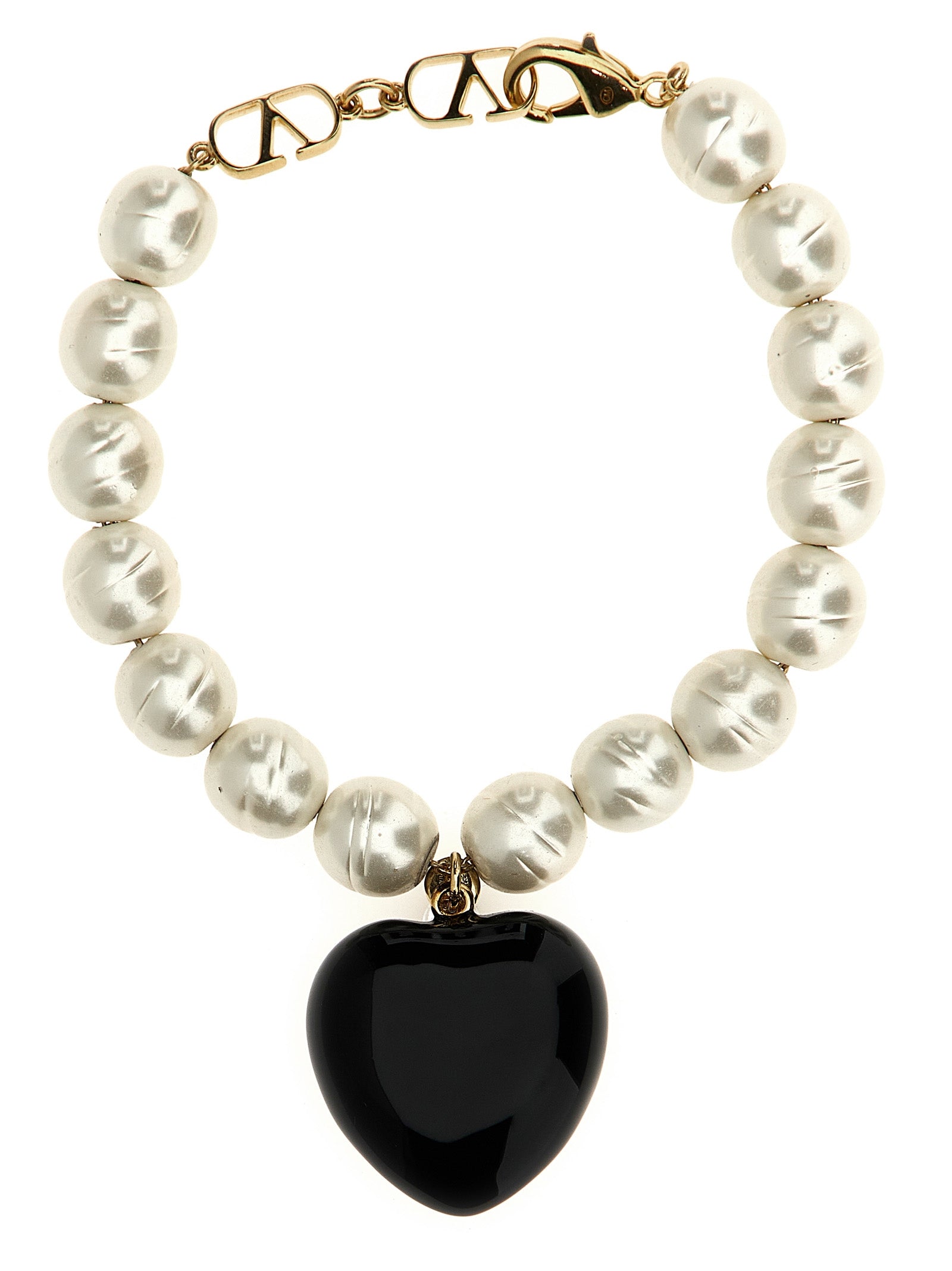 Valentino Garavani Black Brass Women's Bracelet