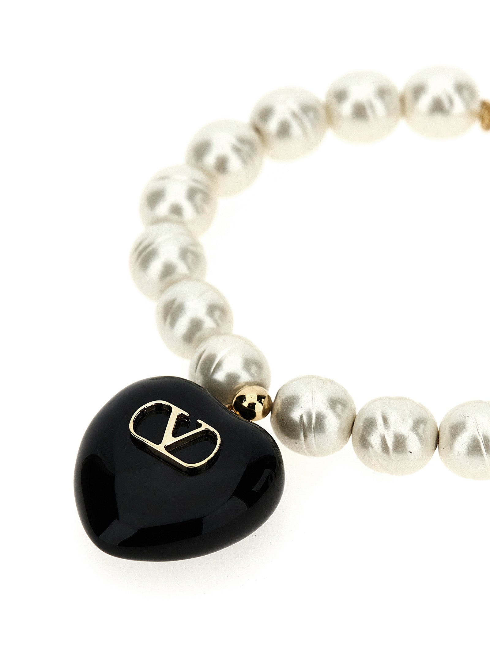 Valentino Garavani Black Brass Women's Bracelet
