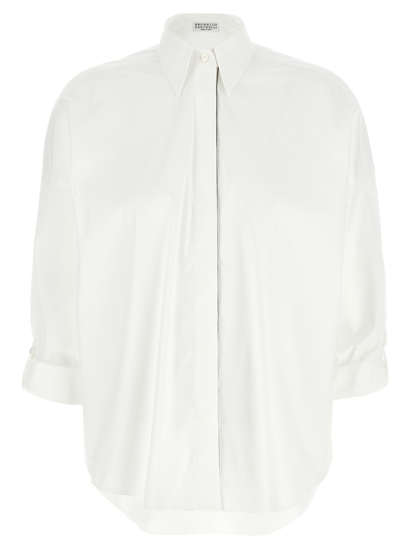 Brunello Cucinelli White Cotton Women's Blouse