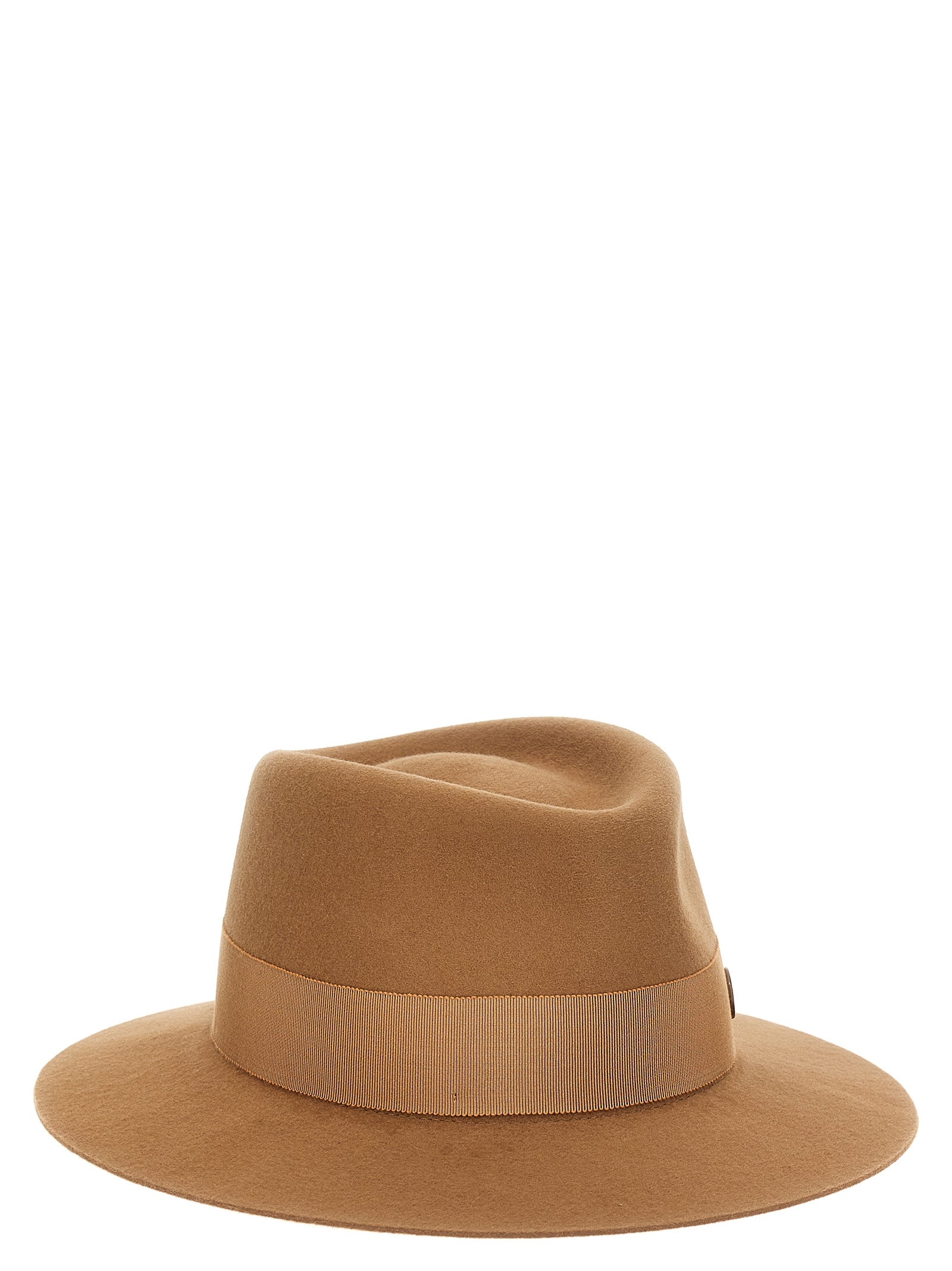 Maison Michel Brown Wool Women's Fedora