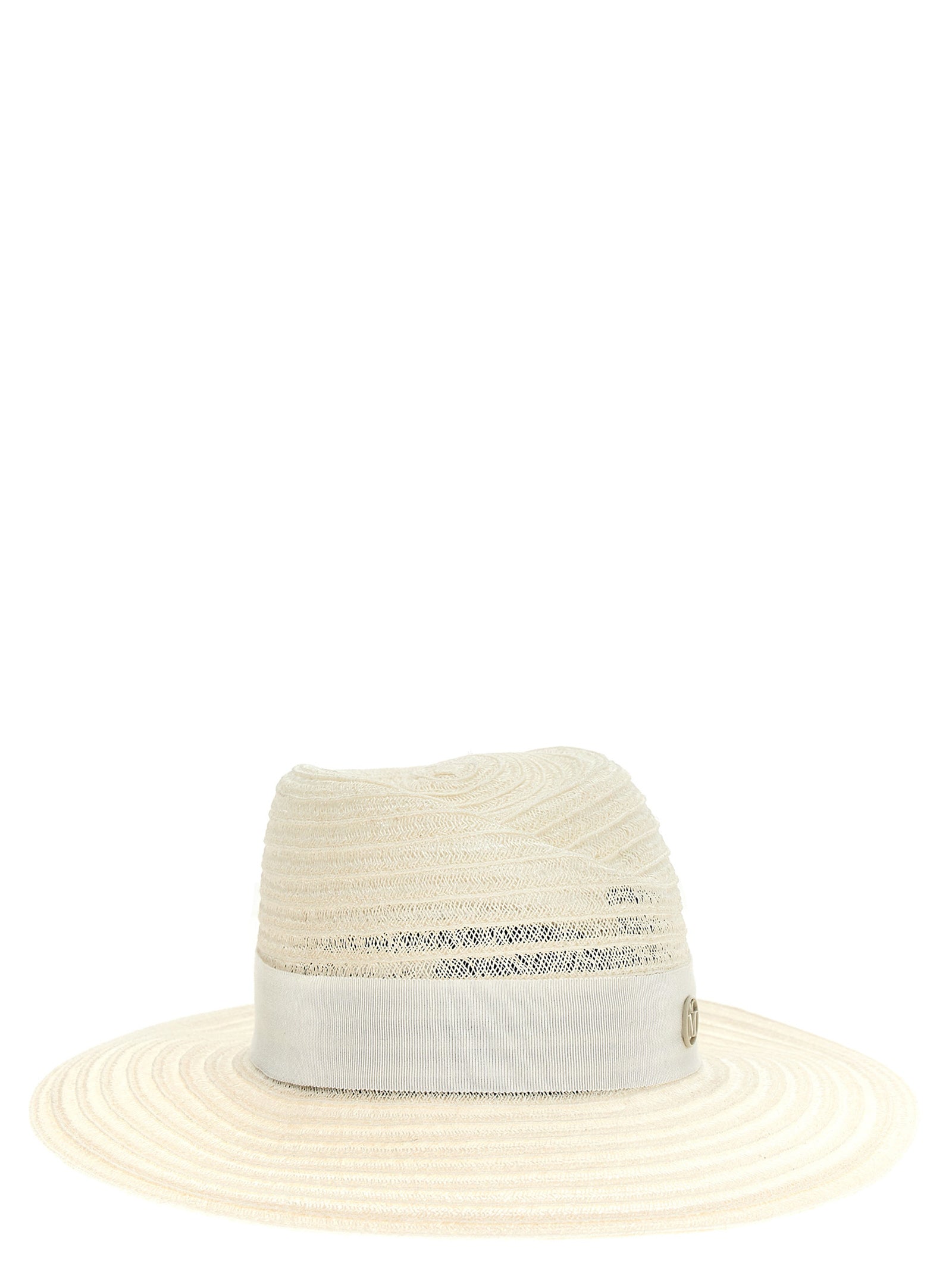 Maison Michel White Hemp Women's Fedora