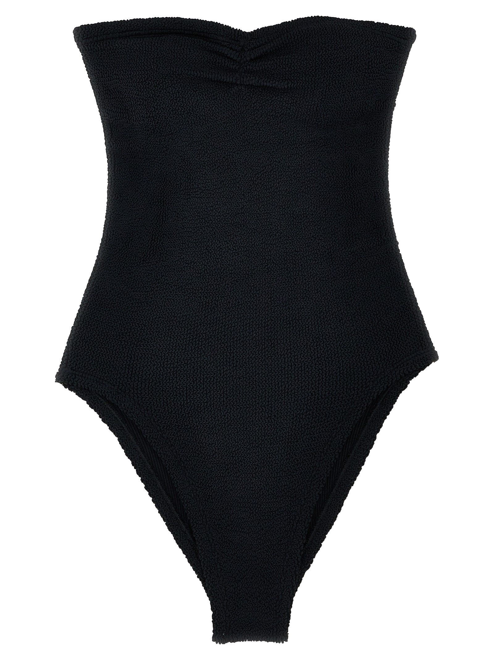 Hunza G Black Polyamide One-Piece Women's Swimsuit