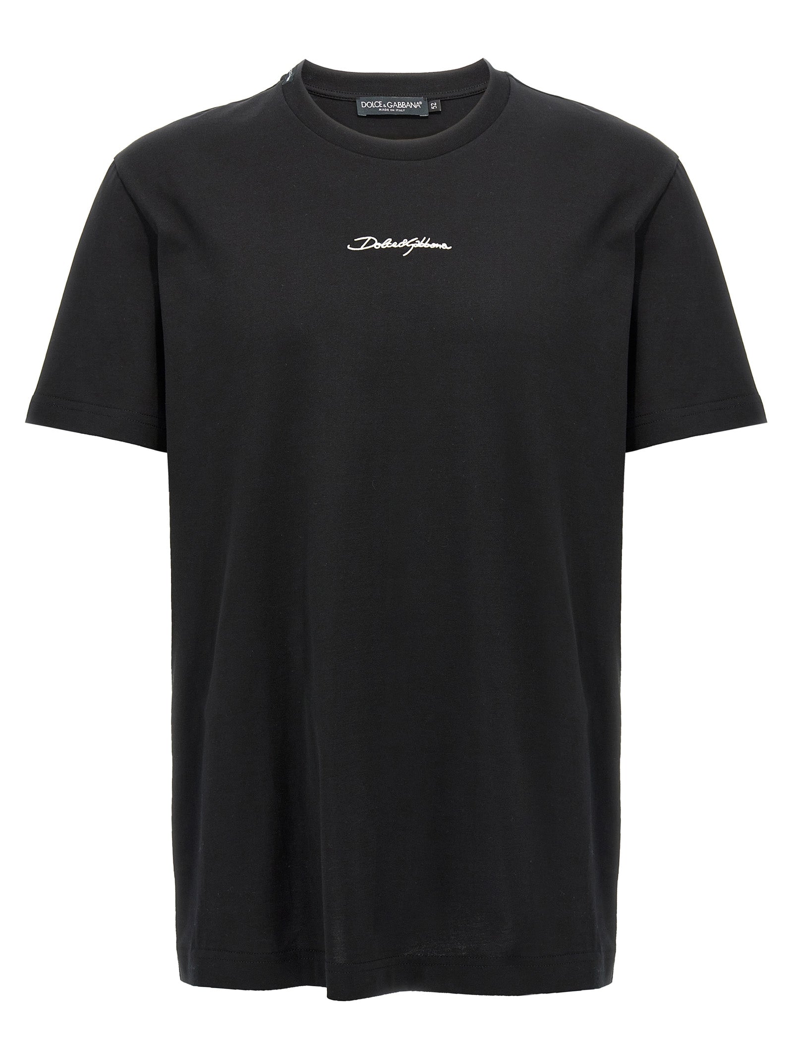Dolce & Gabbana Black Cotton Men's T-Shirt