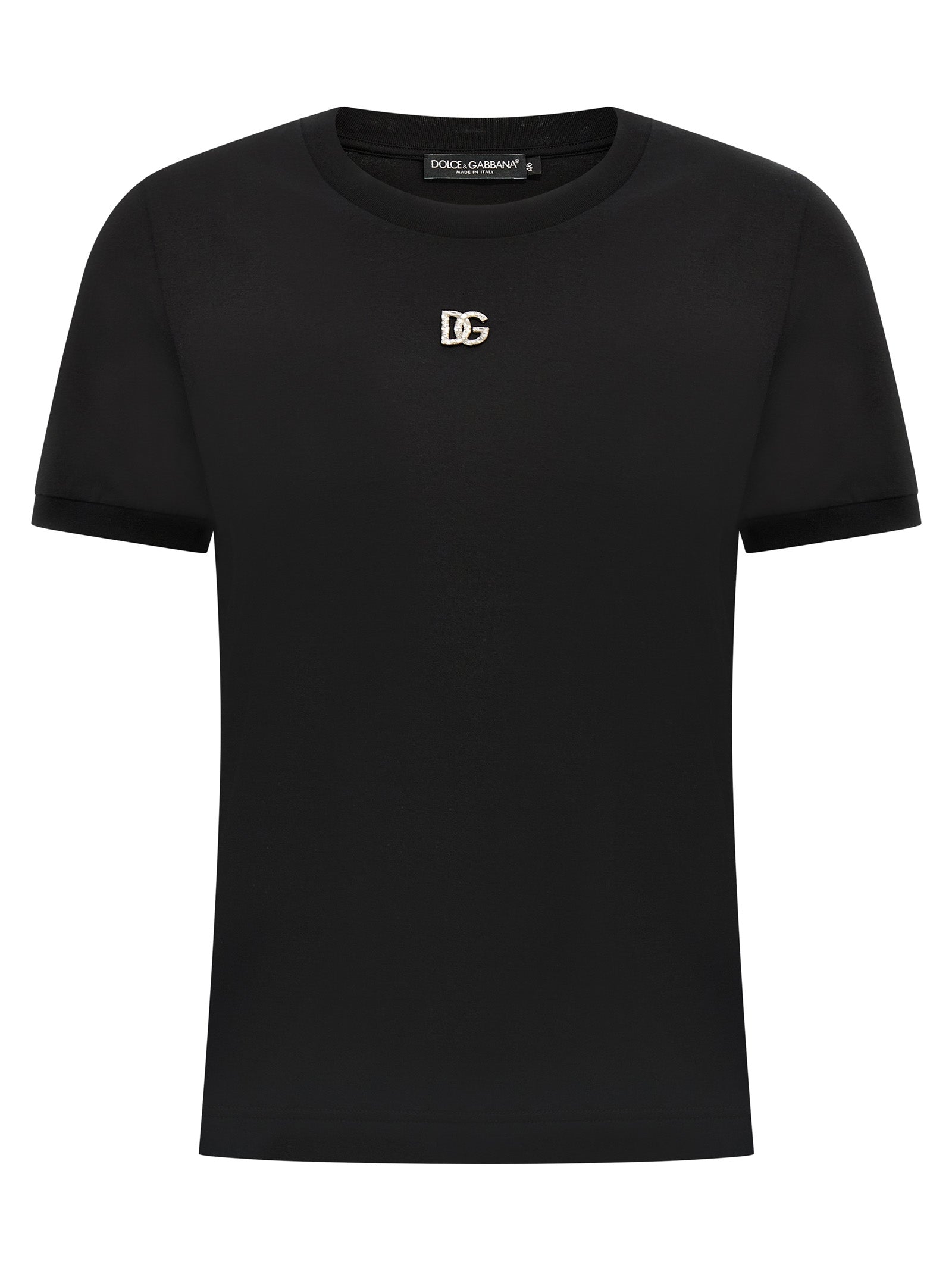 Dolce & Gabbana Black Cotton Women's T-Shirt