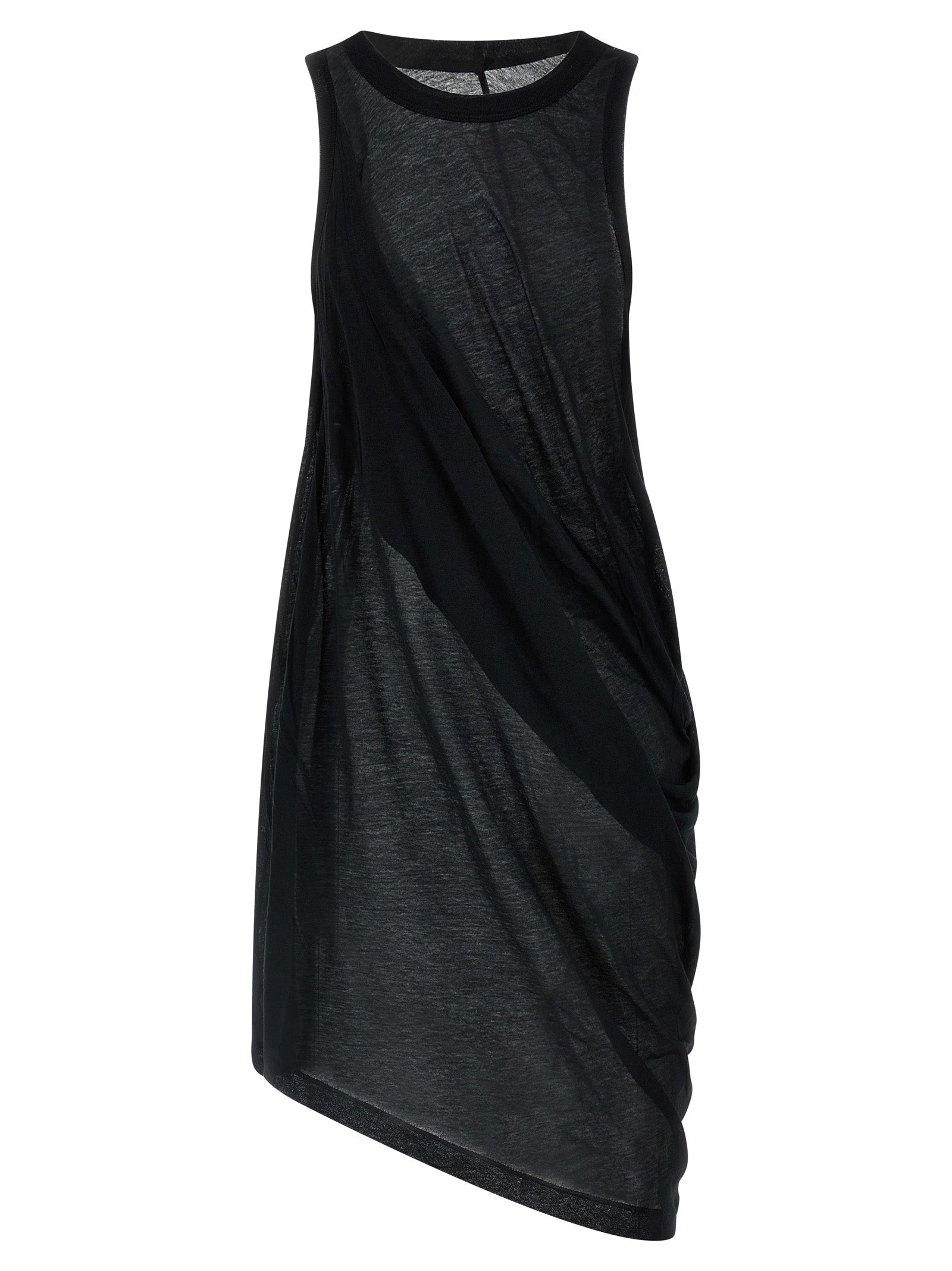 Rick Owens Black Cotton Casual Men's Dress