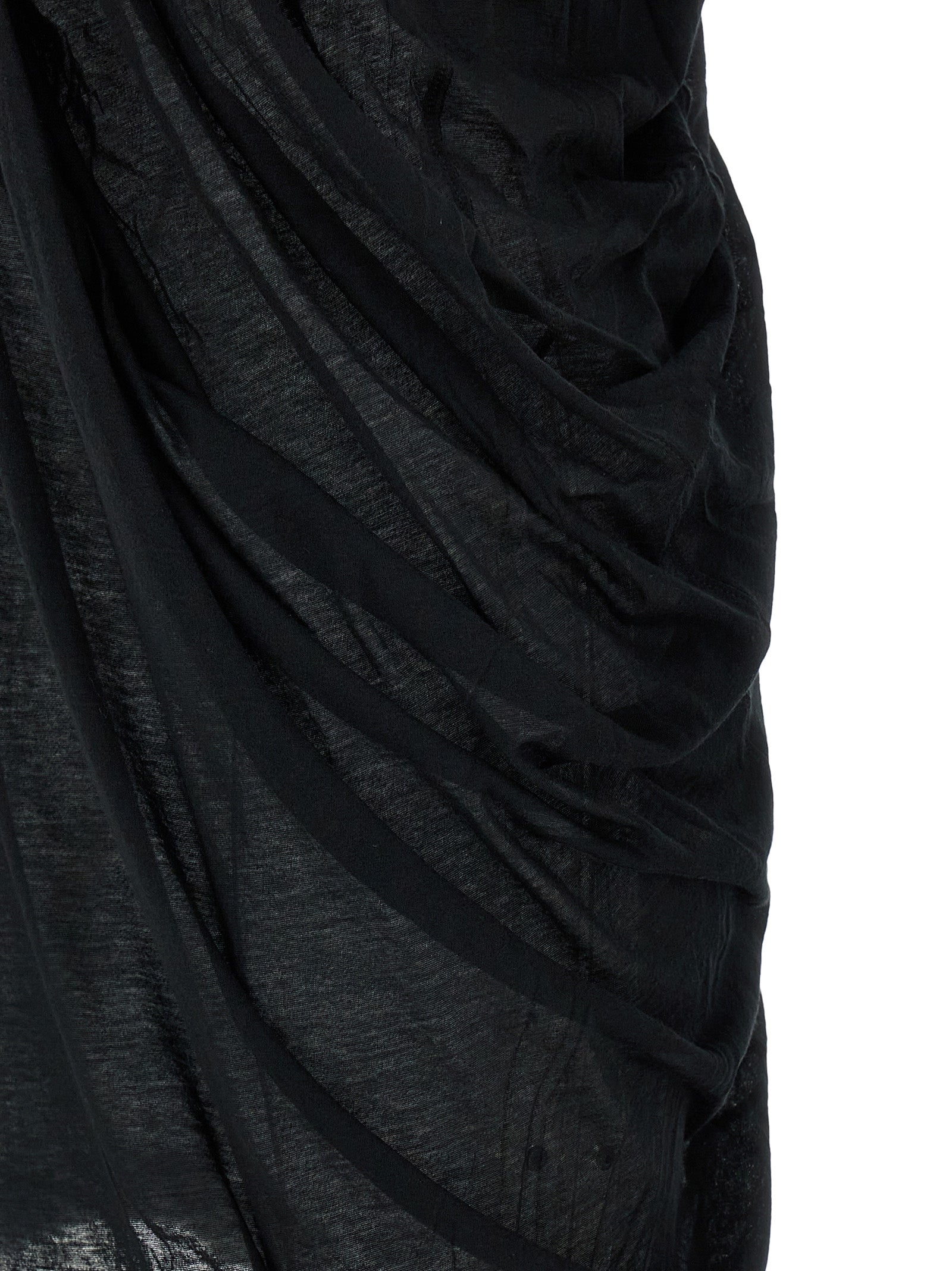 Rick Owens Black Cotton Casual Men's Dress