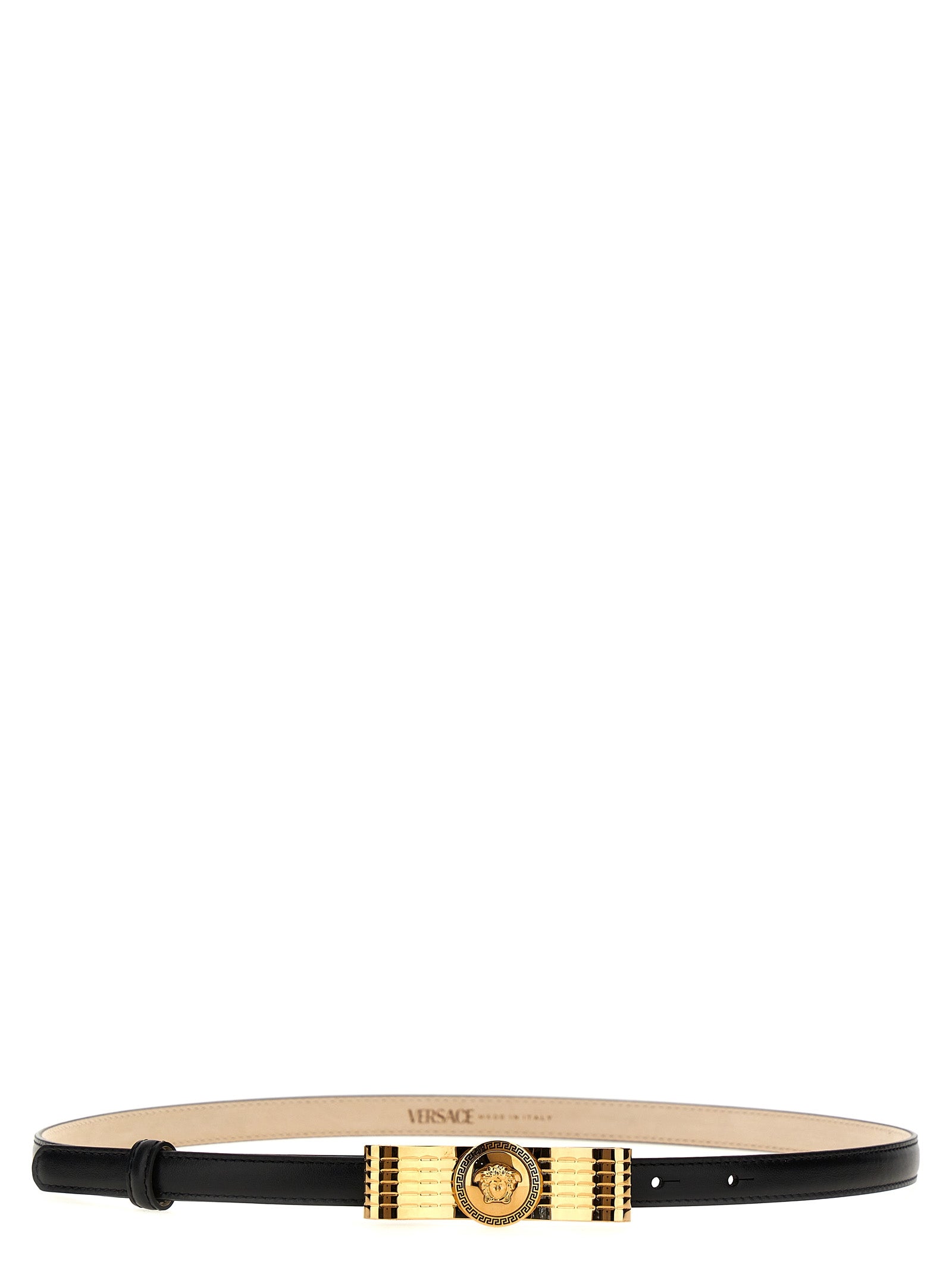 Versace Black Calfskin Regular Women's Belt