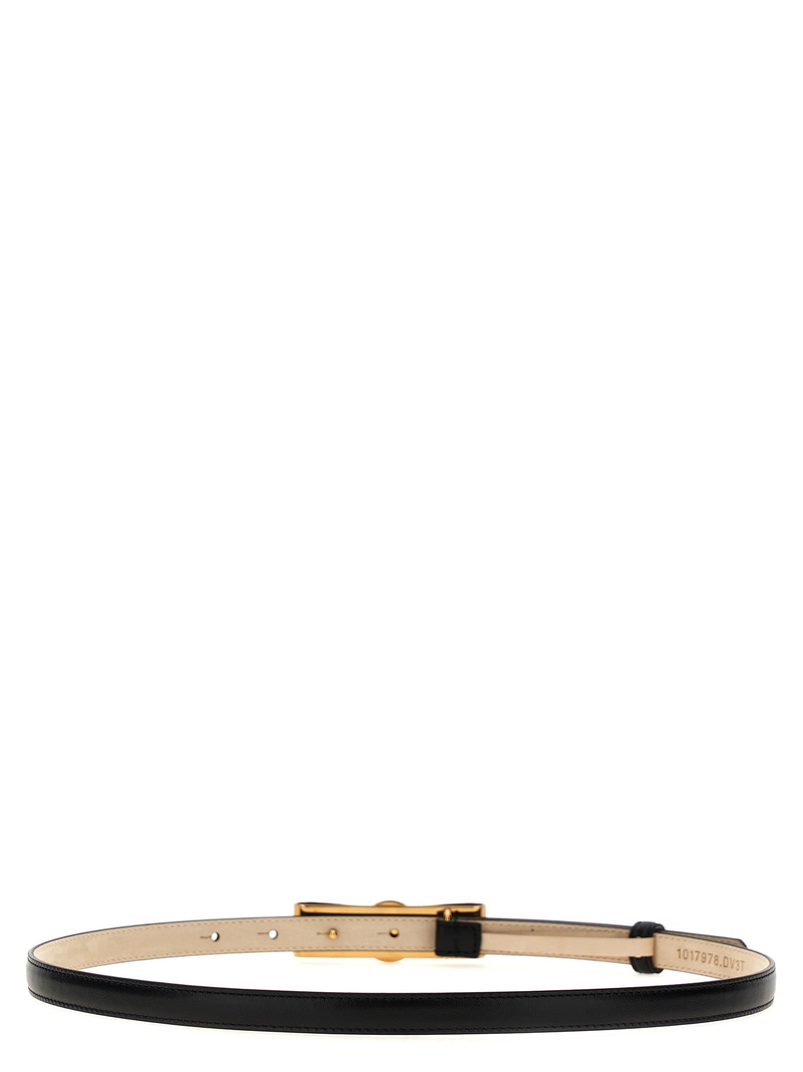 Versace Black Calfskin Regular Women's Belt