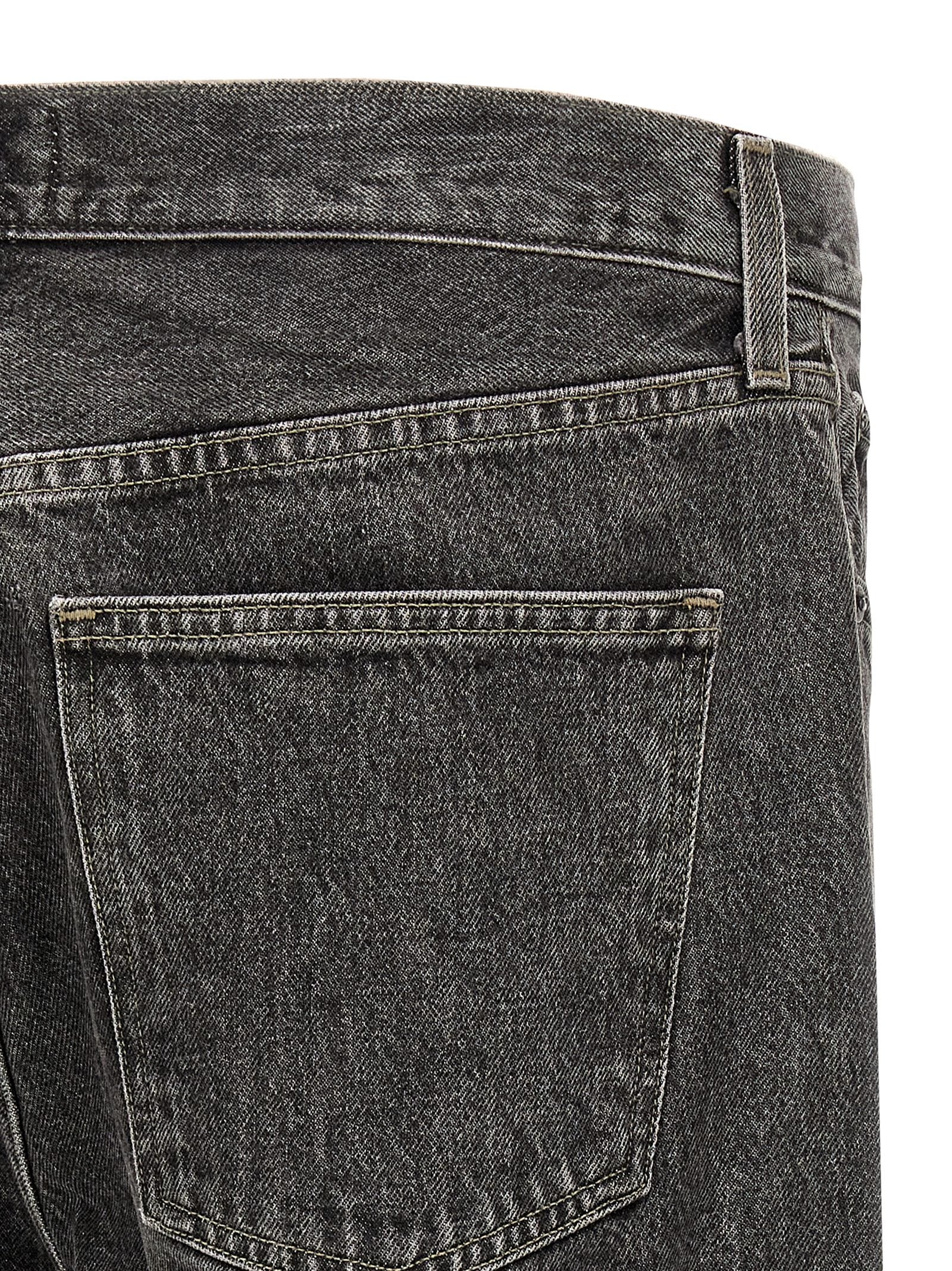 Agolde Gray Cotton Straight-Leg Men's Jeans