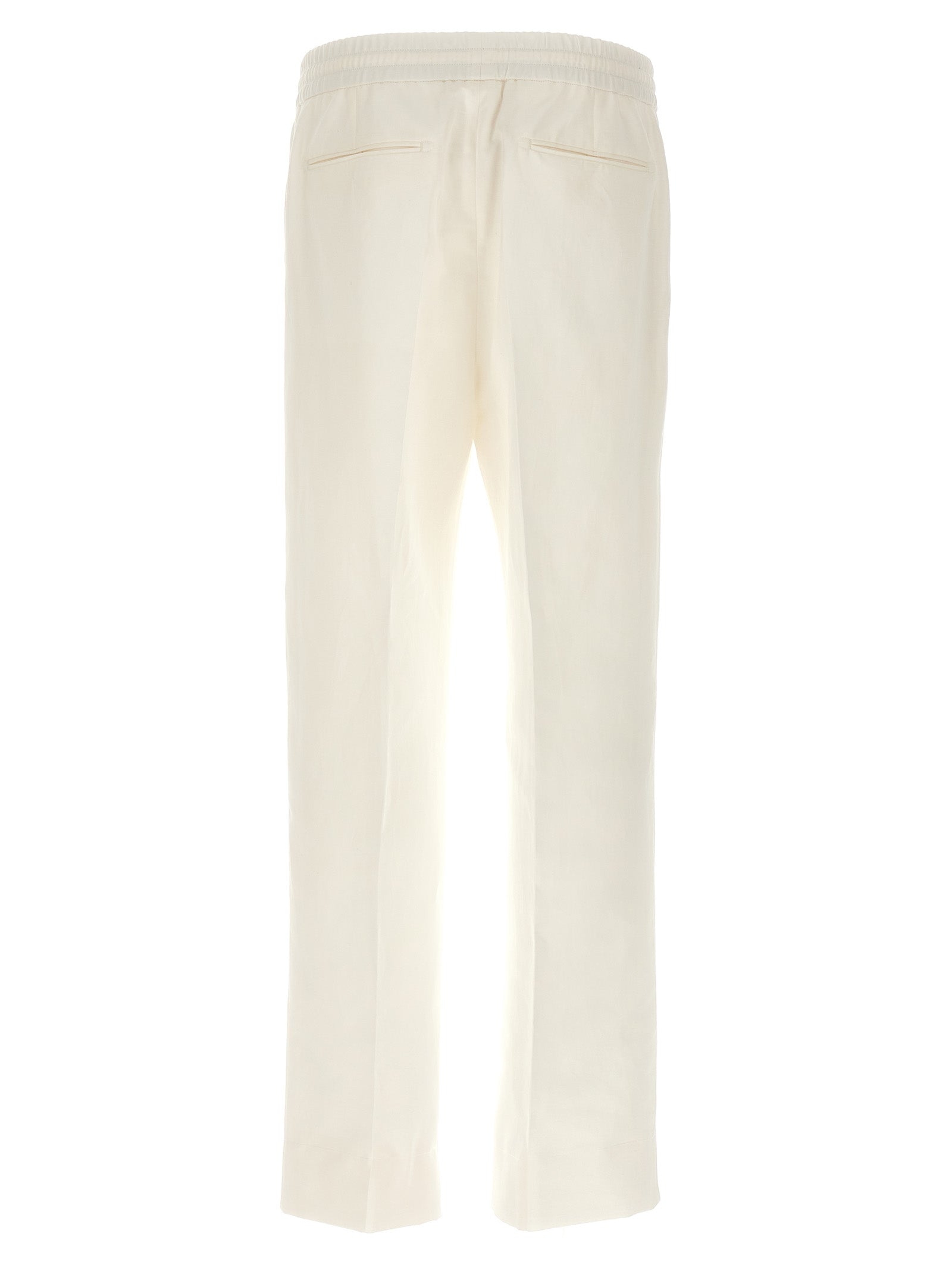 Brioni White Linen Casual Men's Pants