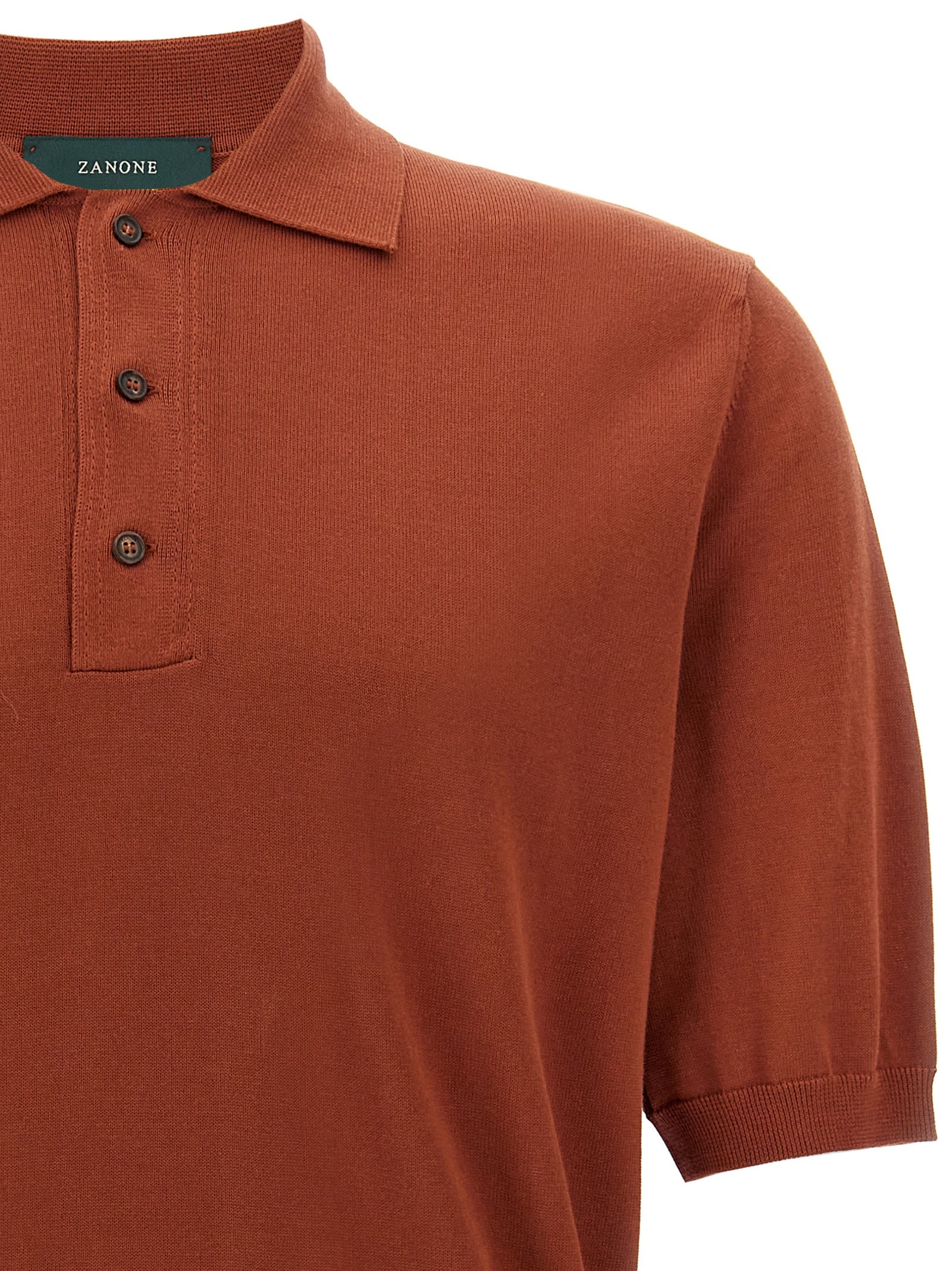 ZANONE Multicolor Cotton Polo Men's Shirt
