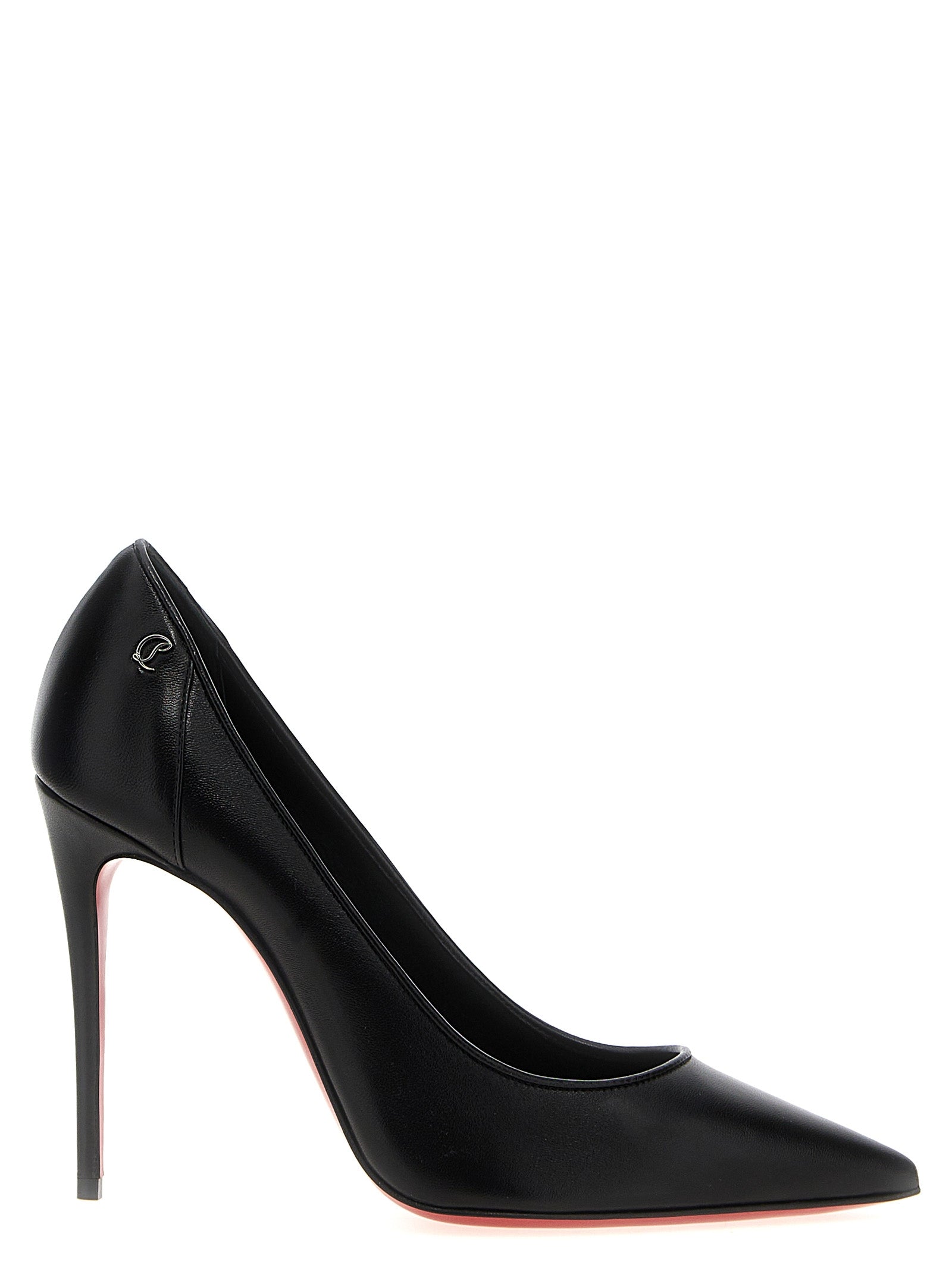Christian Louboutin Black Napa Leather / Calf Bos Taurus High Heel Women's Pumps