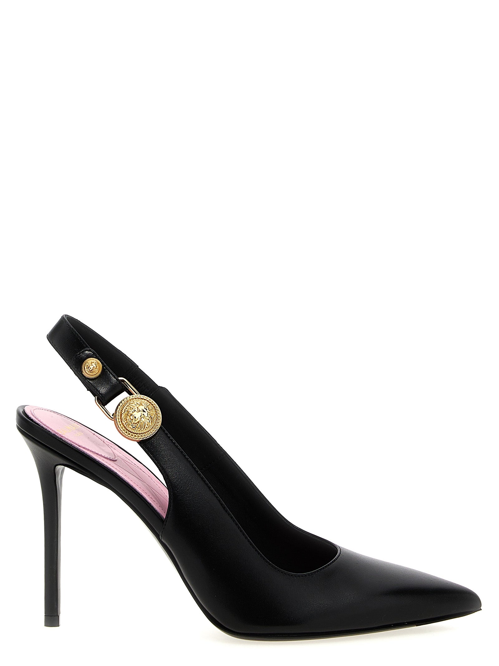 Balmain Black Calfskin High Heel Women's Pumps