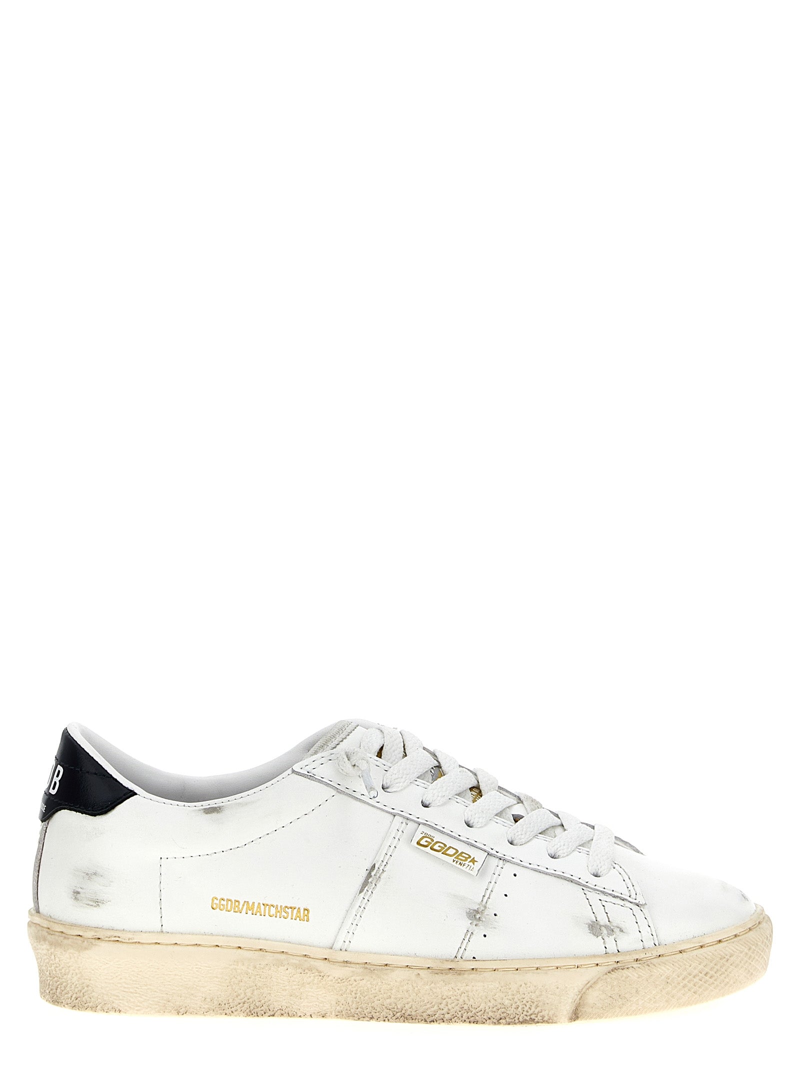 Golden Goose Blue Cowhide Low Top Women's Sneakers