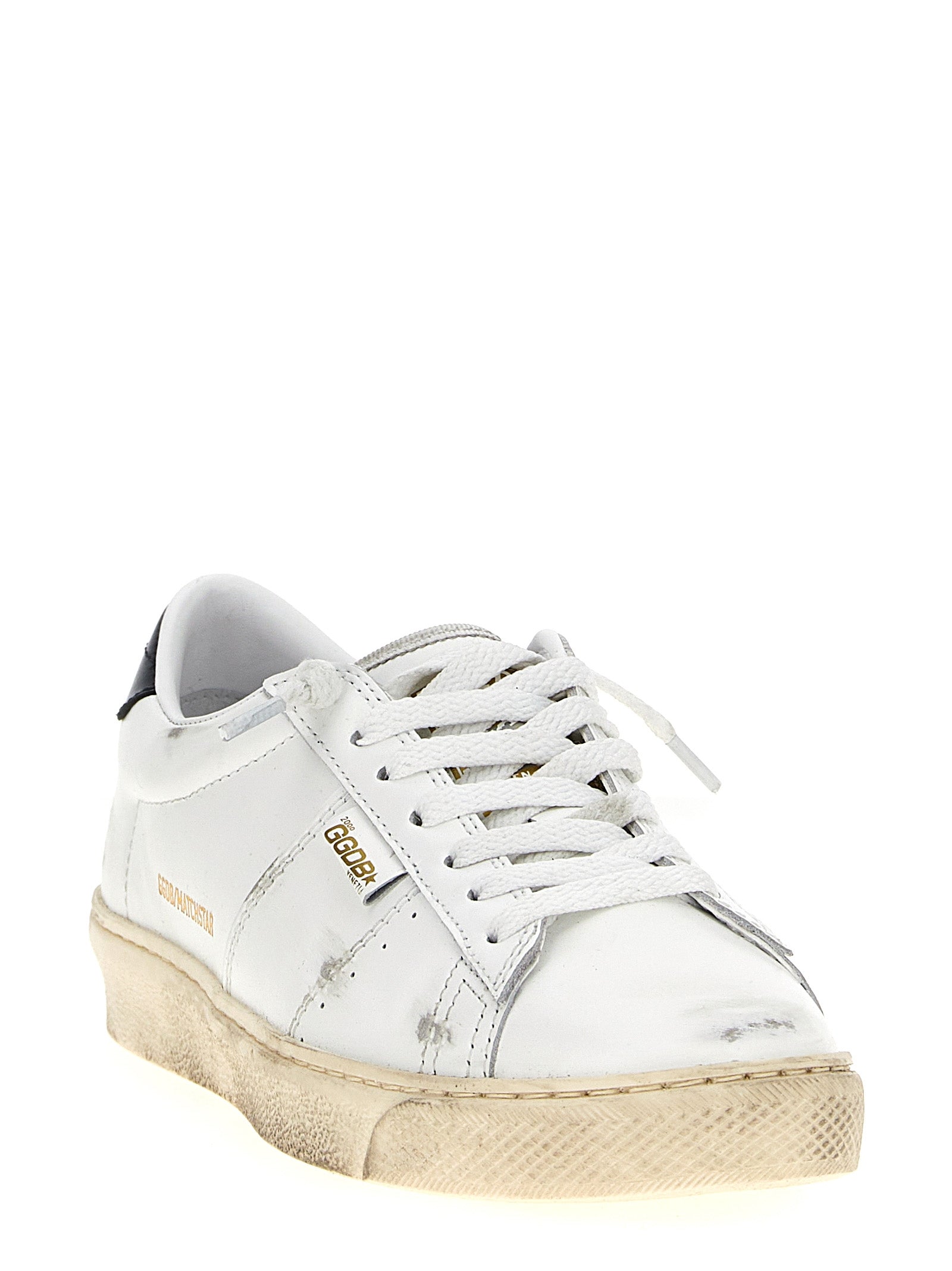 Golden Goose Blue Cowhide Low Top Women's Sneakers