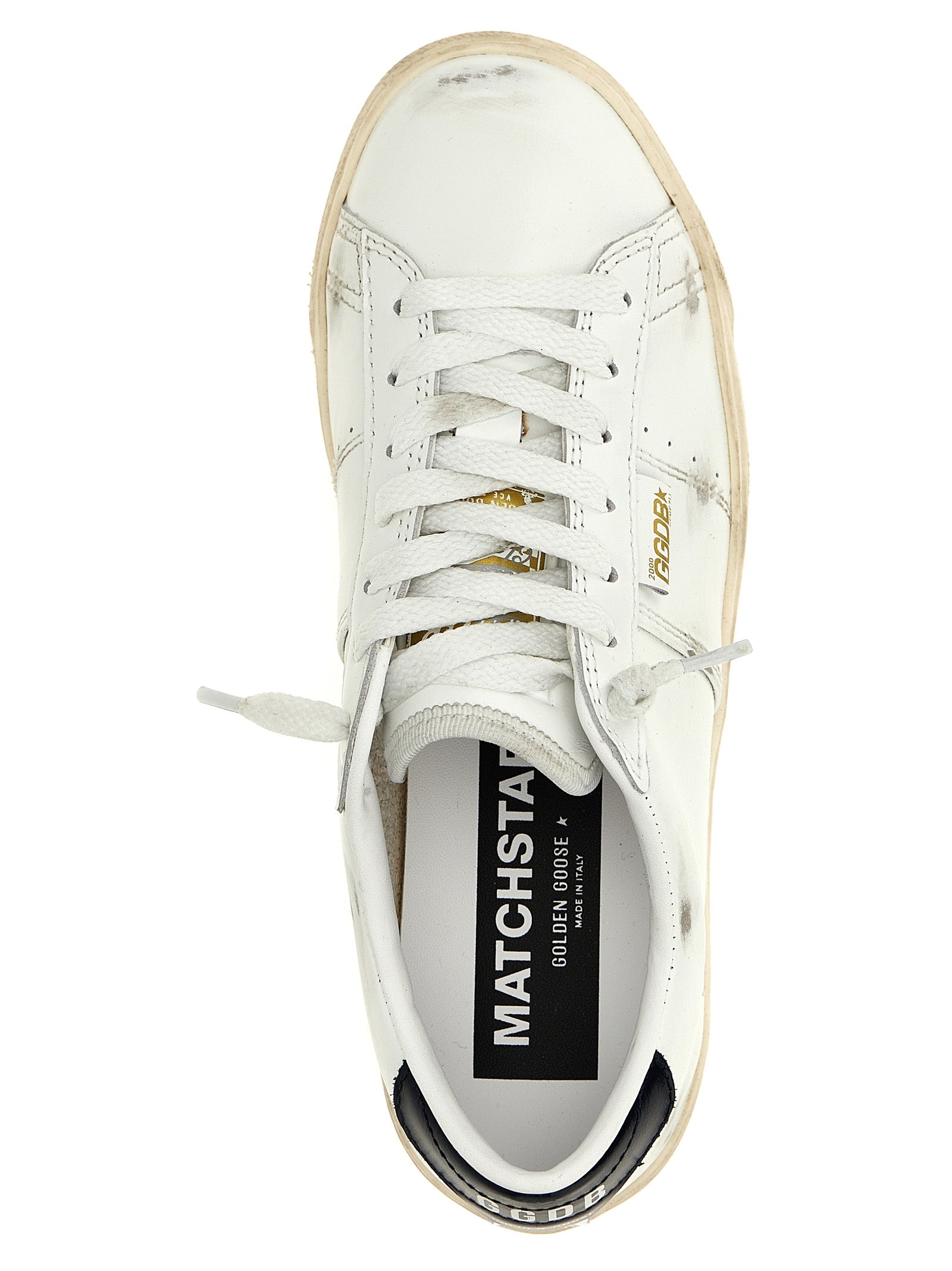 Golden Goose Blue Cowhide Low Top Women's Sneakers