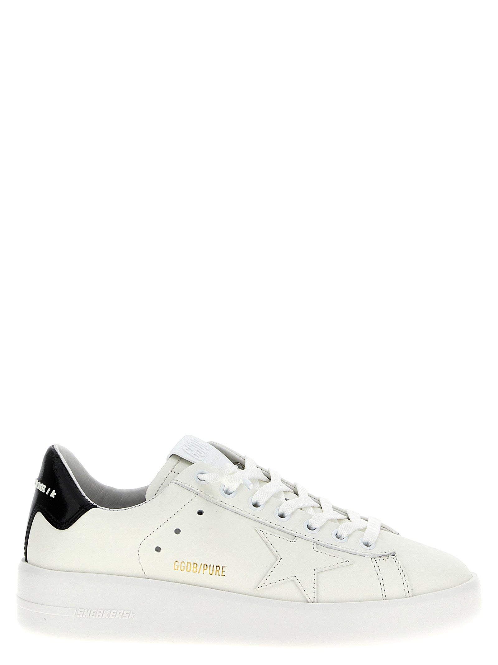 Golden Goose Black Cowhide Low Top Women's Sneakers