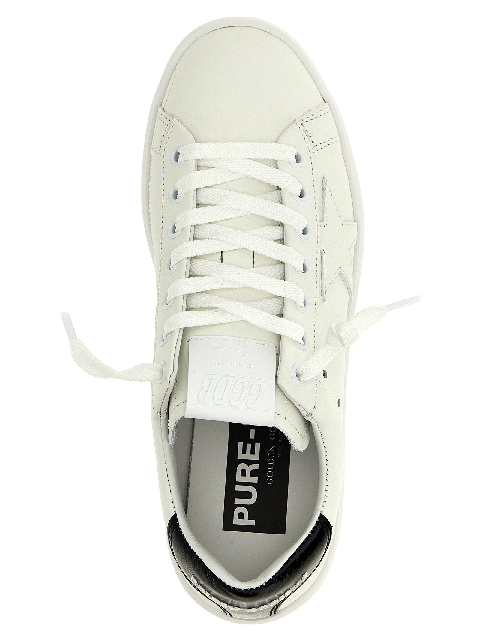 Golden Goose Black Cowhide Low Top Women's Sneakers
