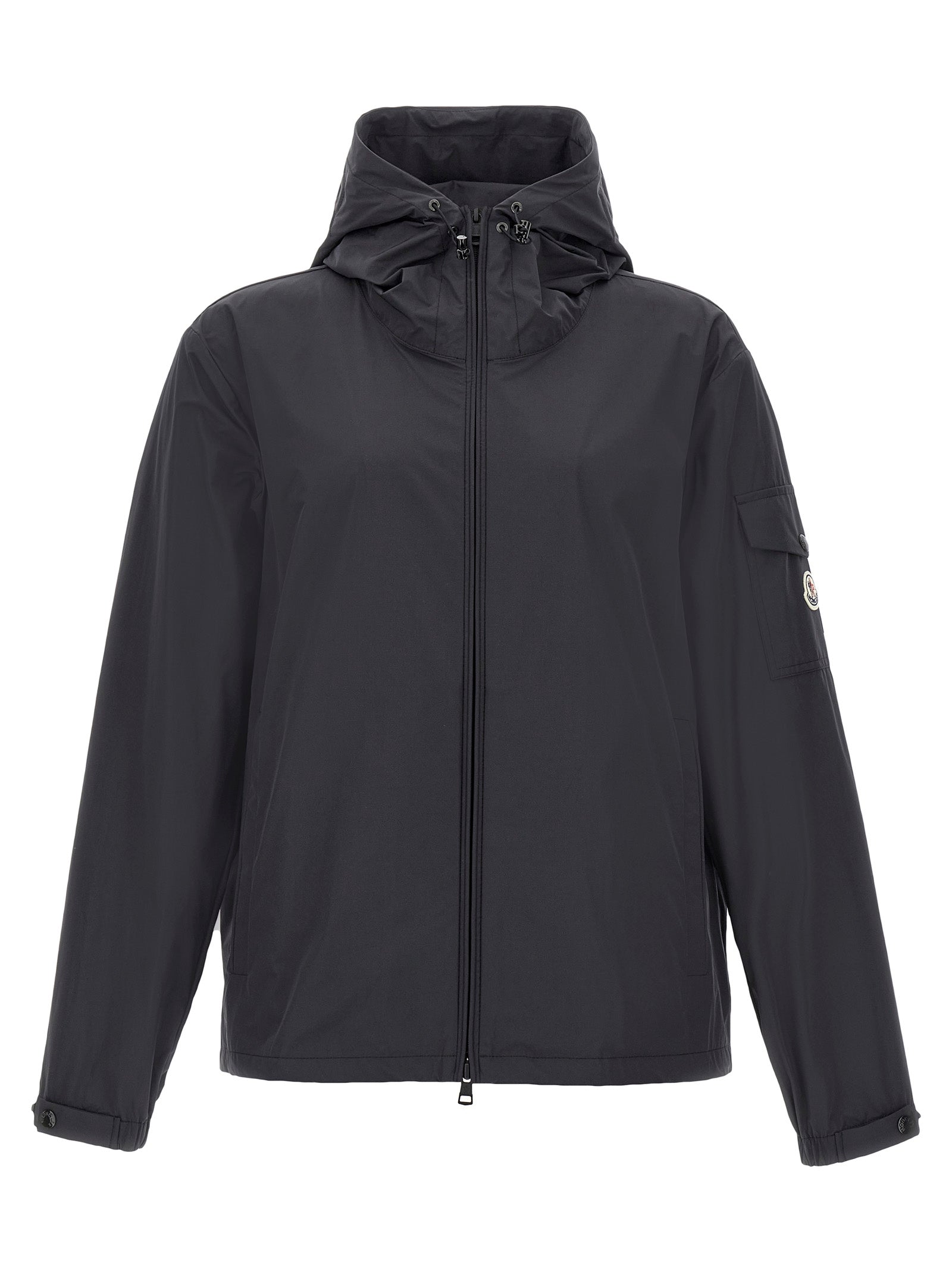 Moncler Black Polyester Shell Men's Jacket