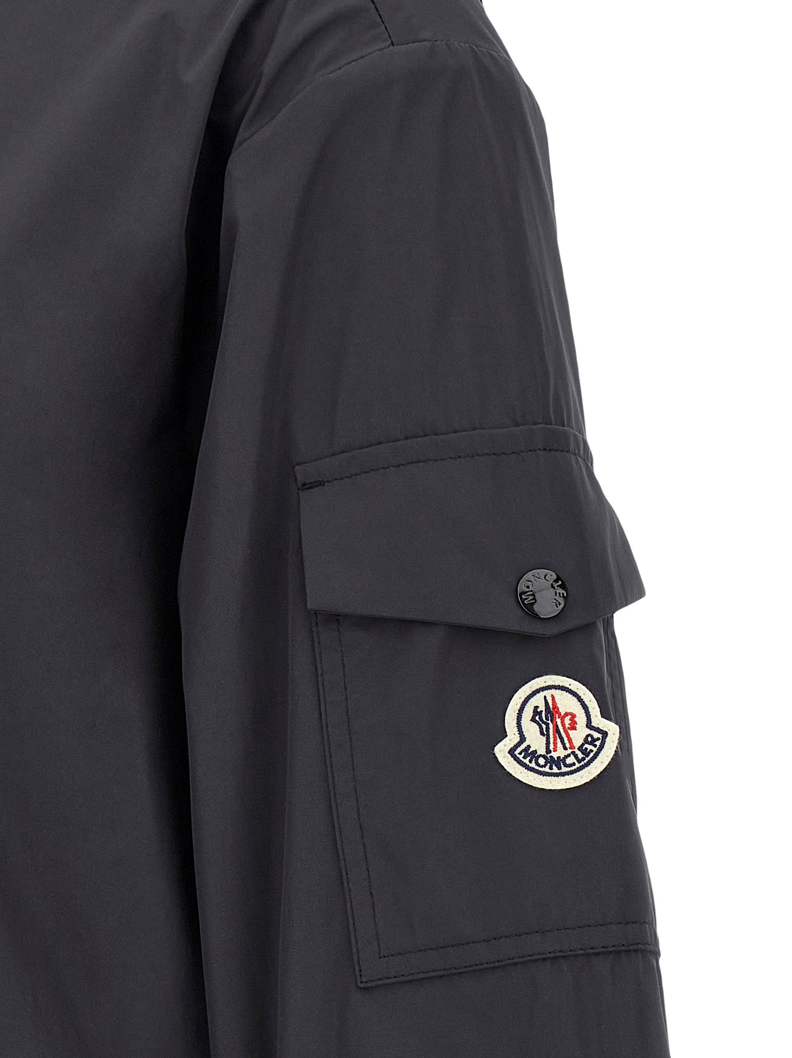 Moncler Black Polyester Shell Men's Jacket