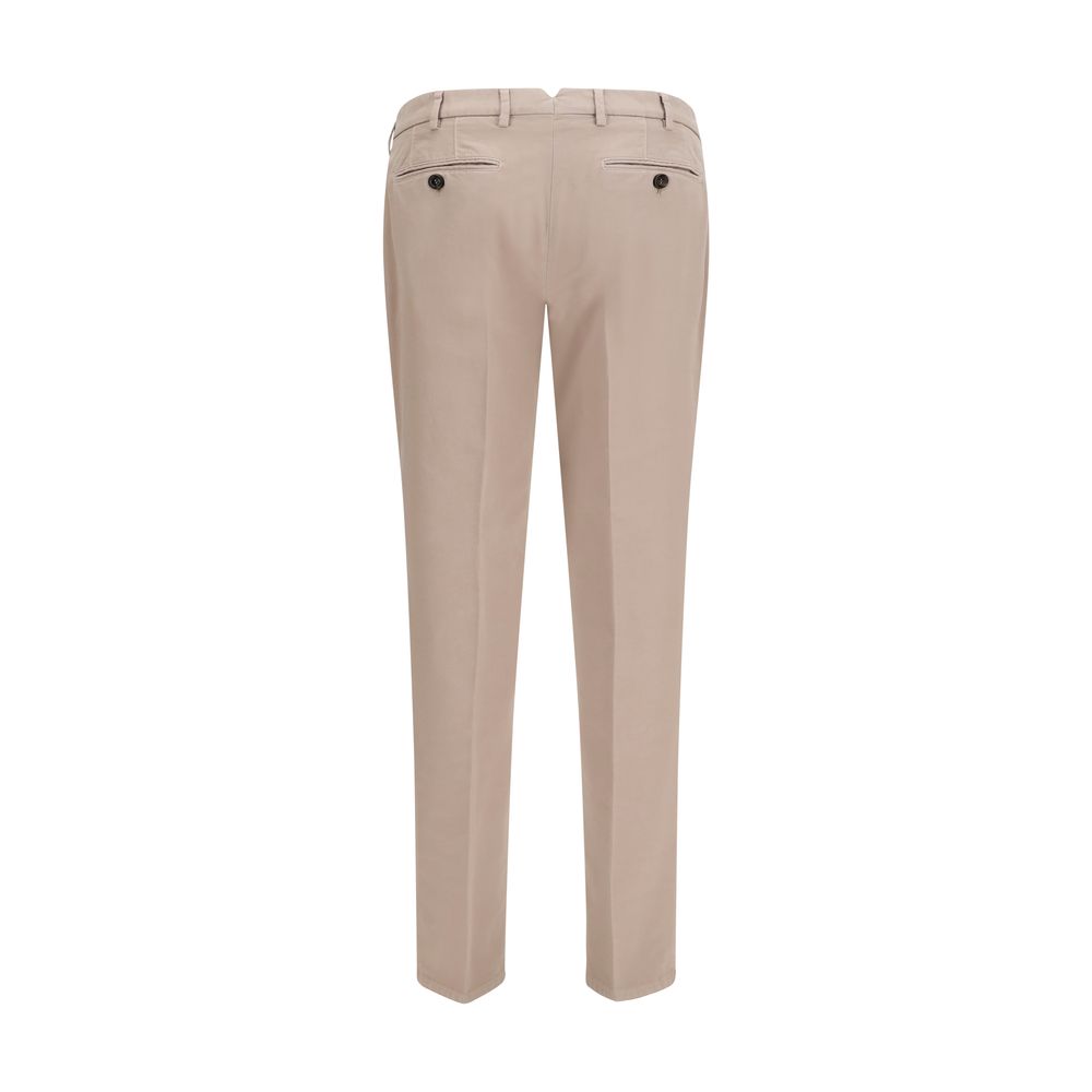 Brunello Cucinelli Beige Cotton Casual Men's Pants