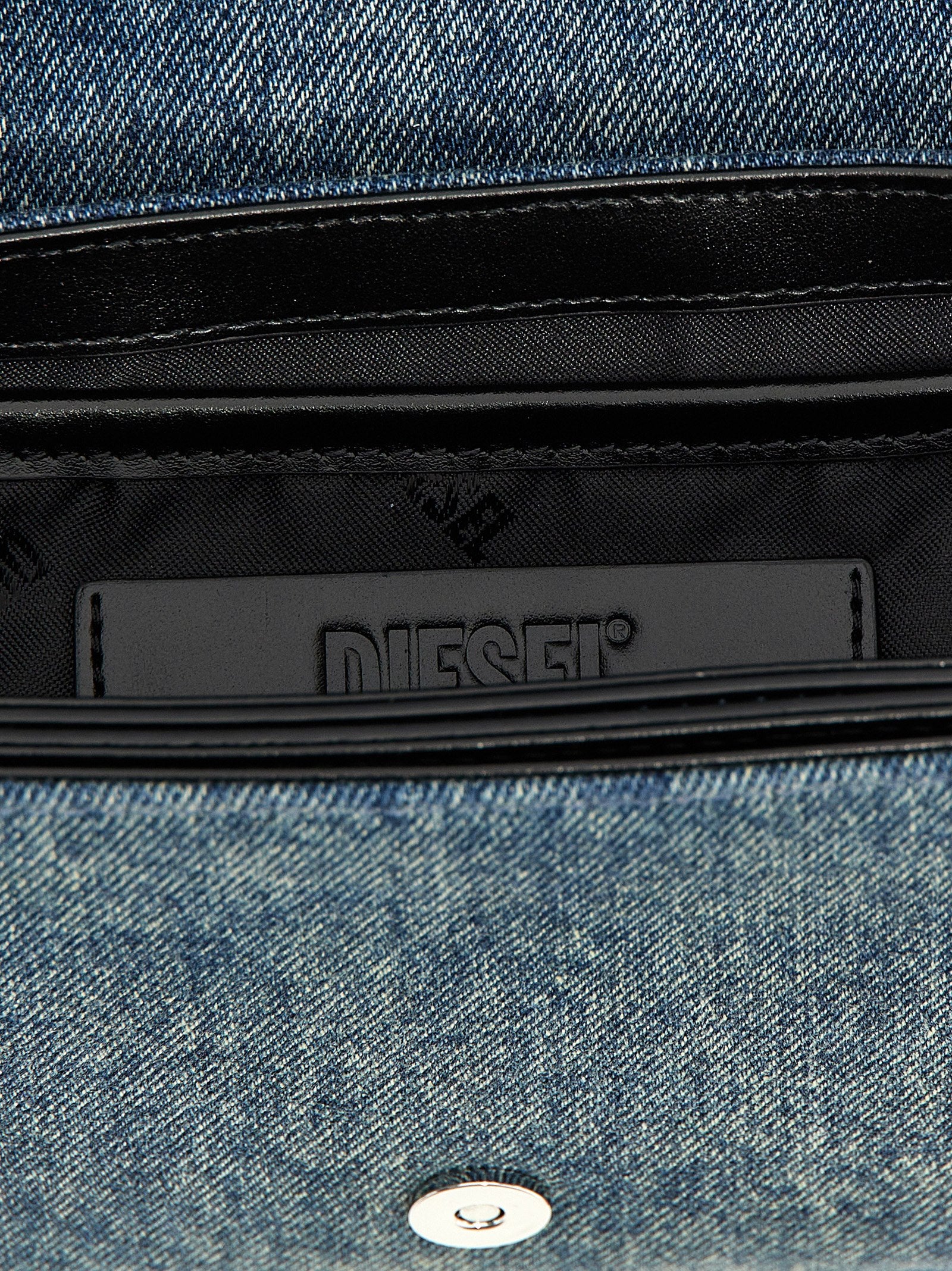 Diesel Blue Cotton Shoulder Women's Bag