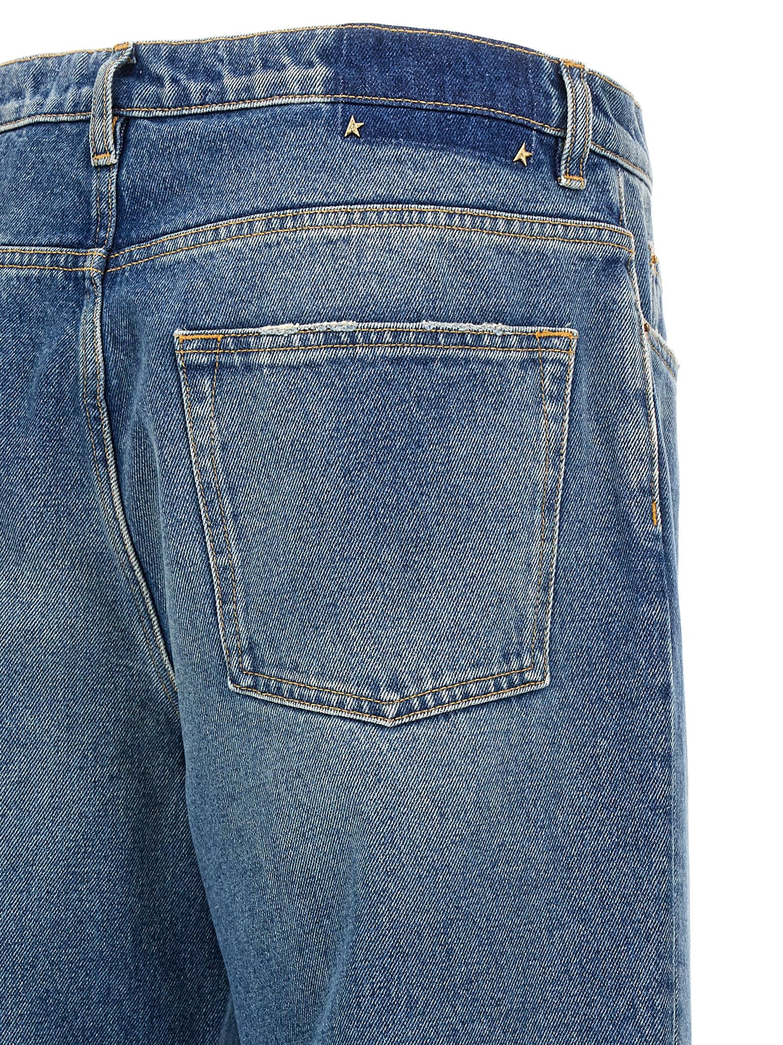 Golden Goose Blue Cotton Straight-Leg Men's Jeans