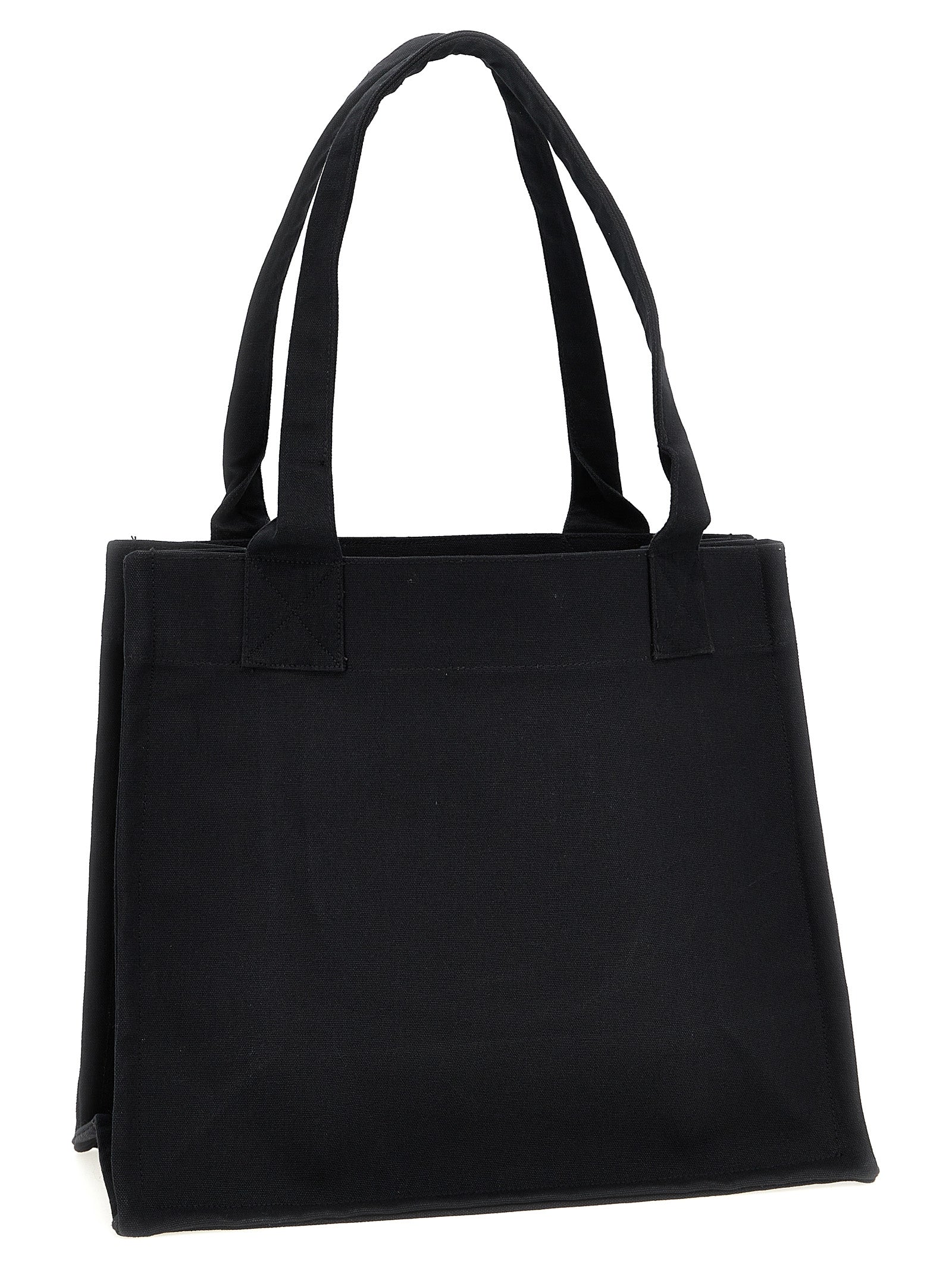 Ganni Bicolor Recycled Cotton Tote Women's Bag