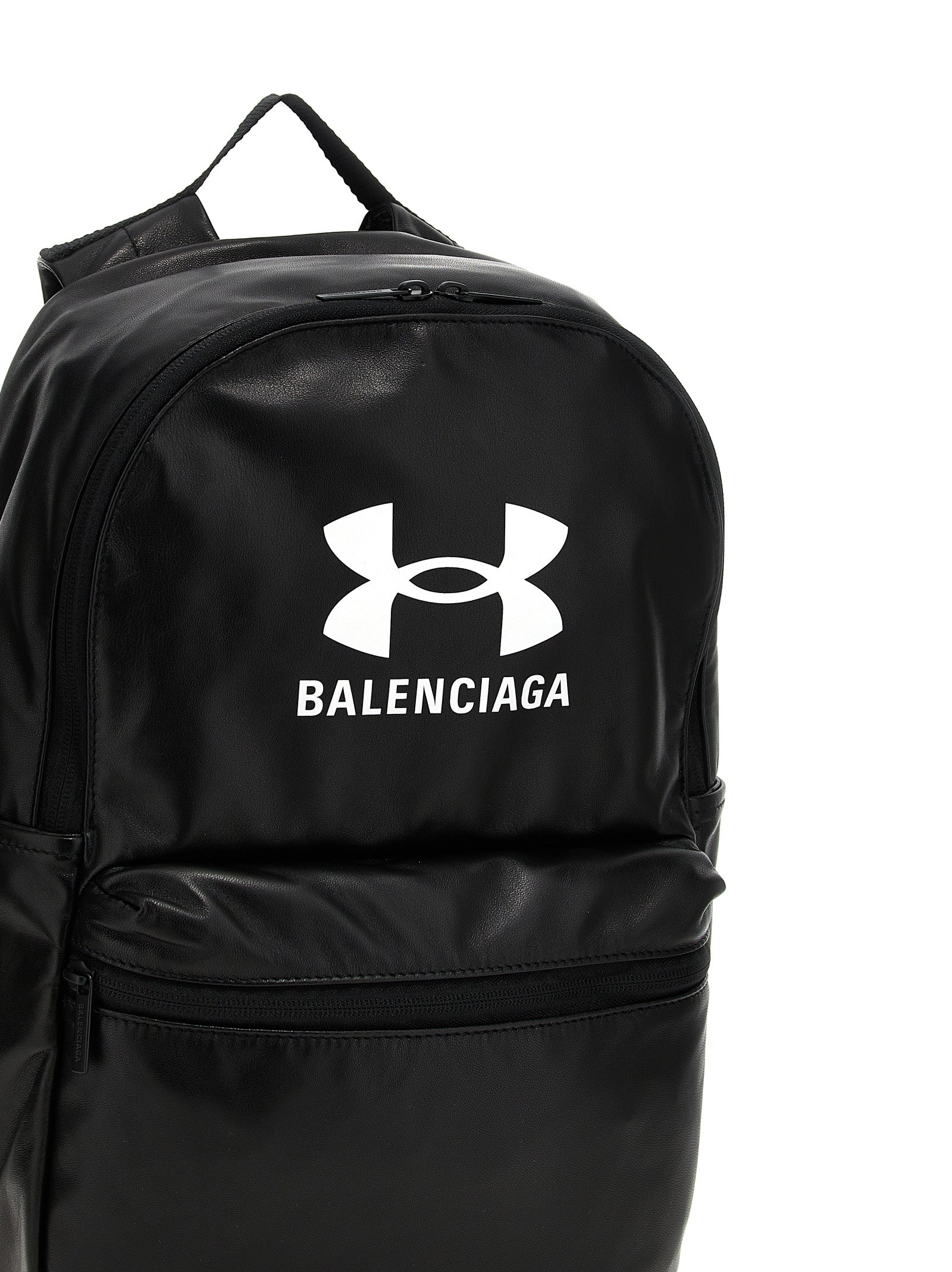 Balenciaga Bicolor Lamb Leather Men's Backpack