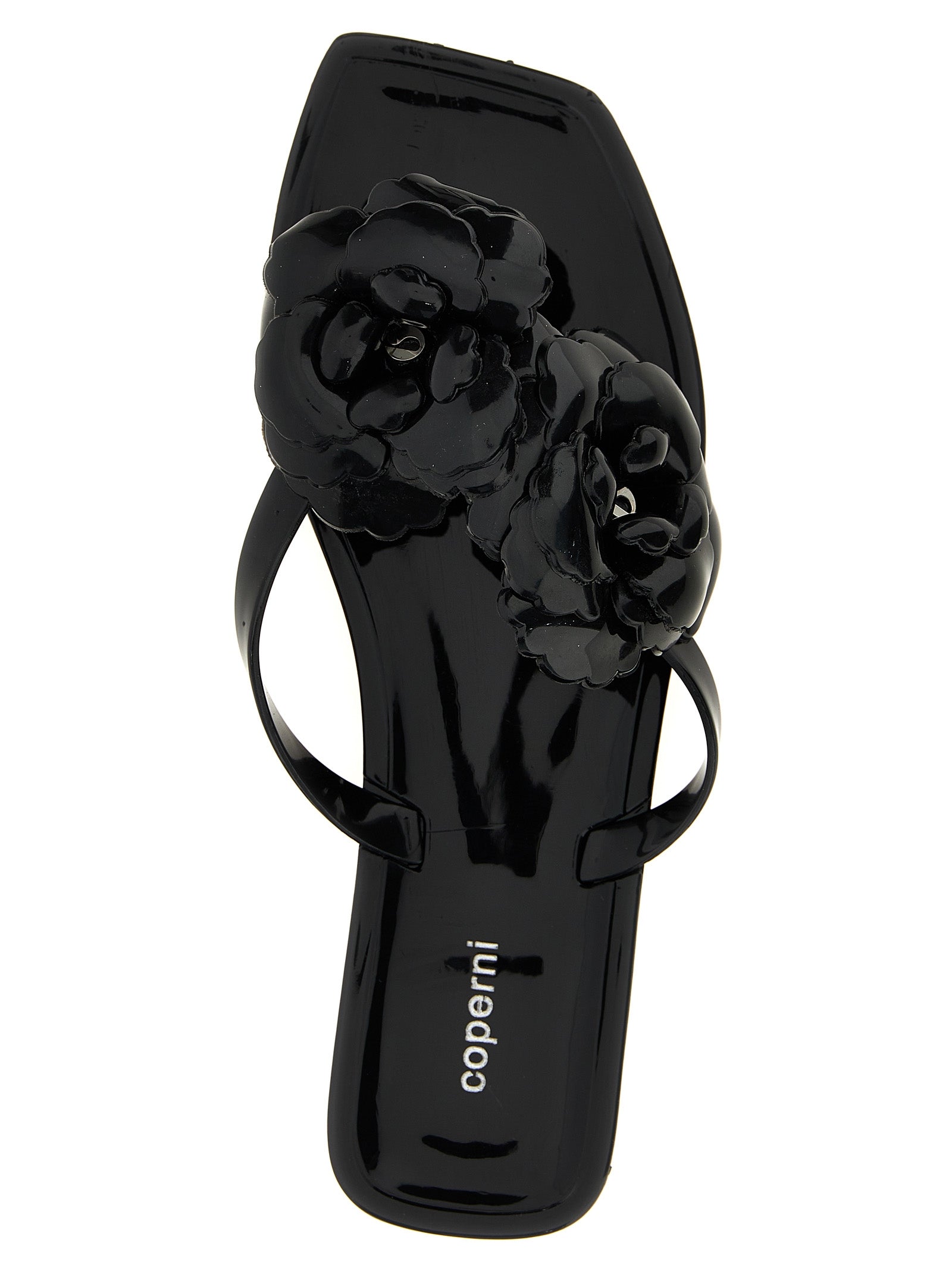 Coperni Black Pvc Women's Slides