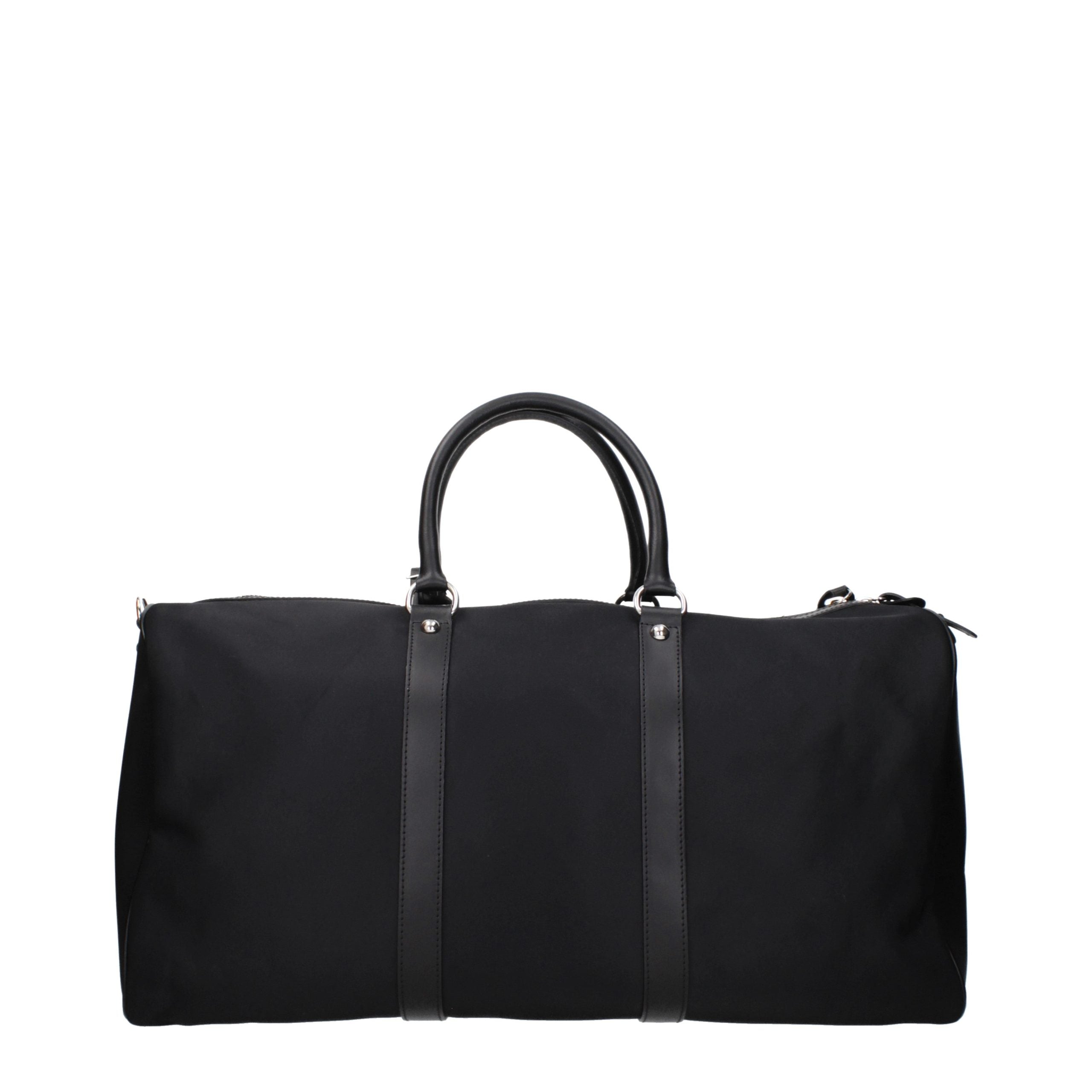 Kiton Black Nylon Luggage And Men's Travel